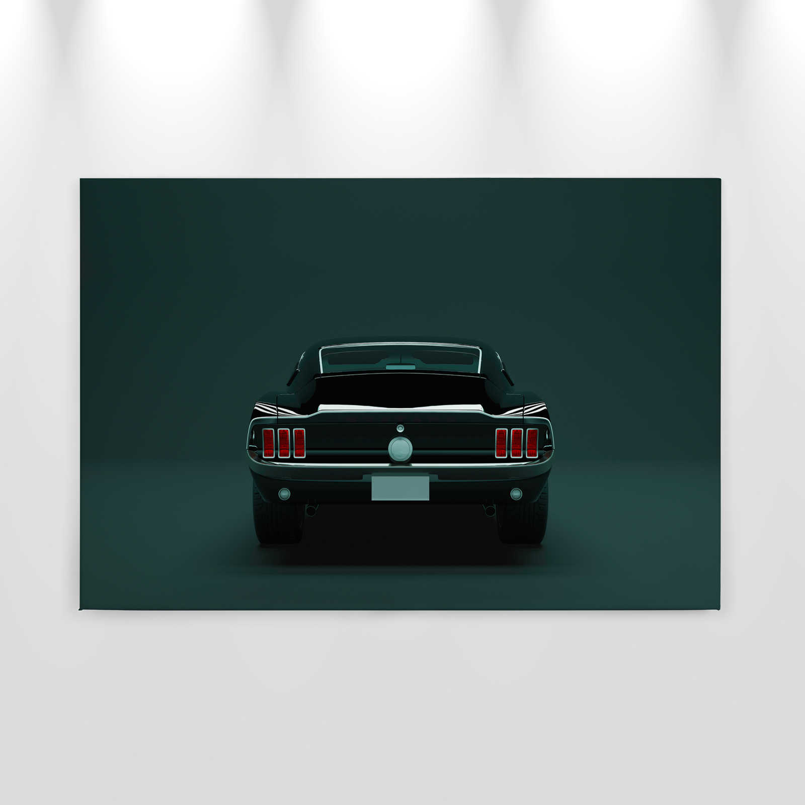 Mustang 3 - American Muscle Car Leinwandbild – 0,90 m x 0,60 m