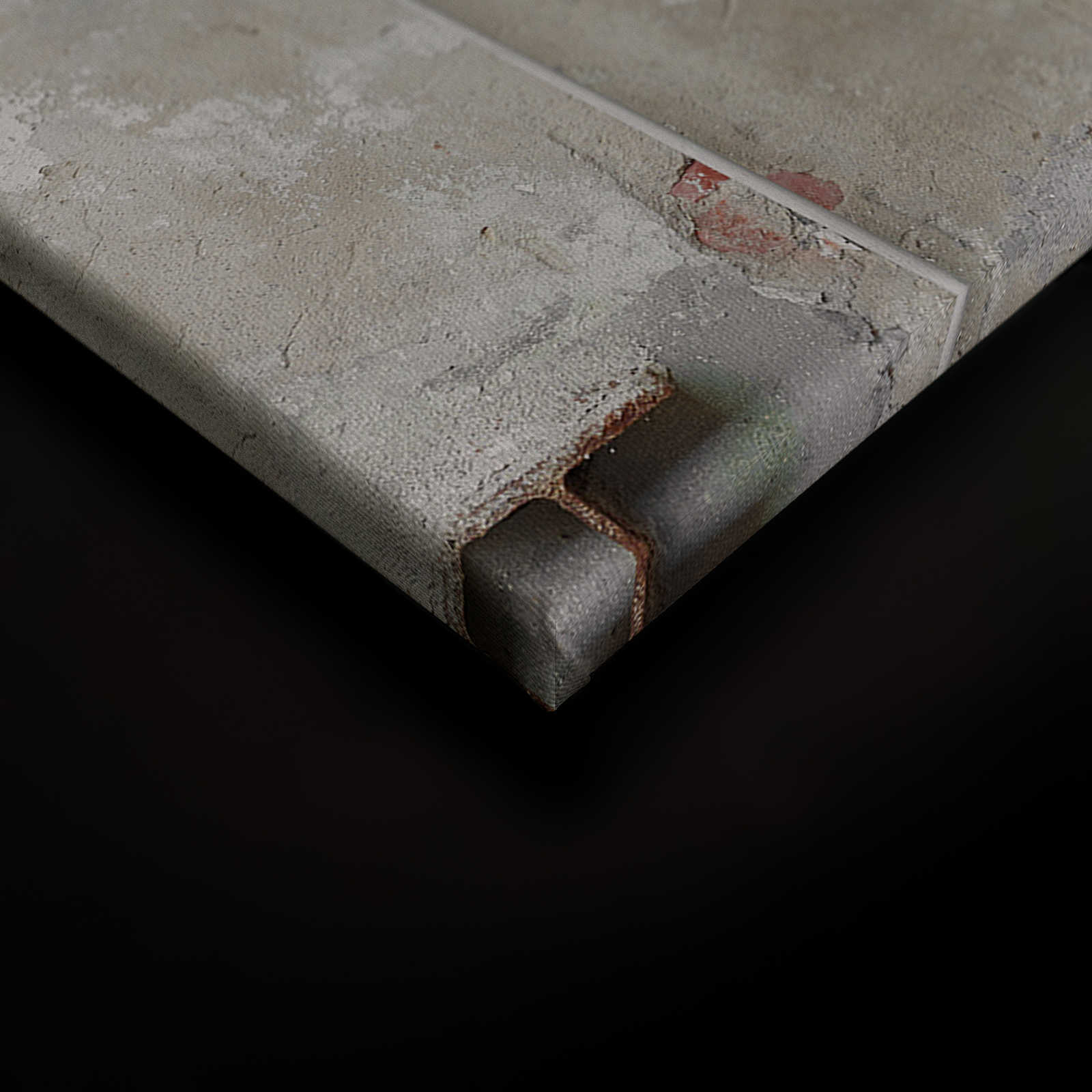            Beton Leinwandbild Betonoptik im Used Look – 0,90 m x 0,60 m
        