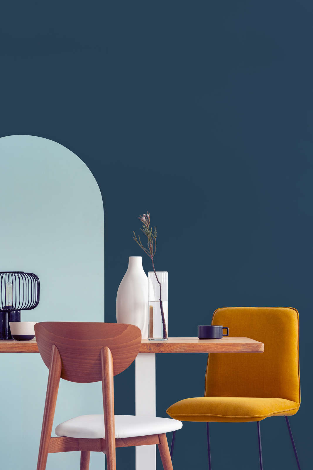             Premium Wandfarbe edles Dunkelblau »Blissful Blue« NW308 – 1 Liter
        