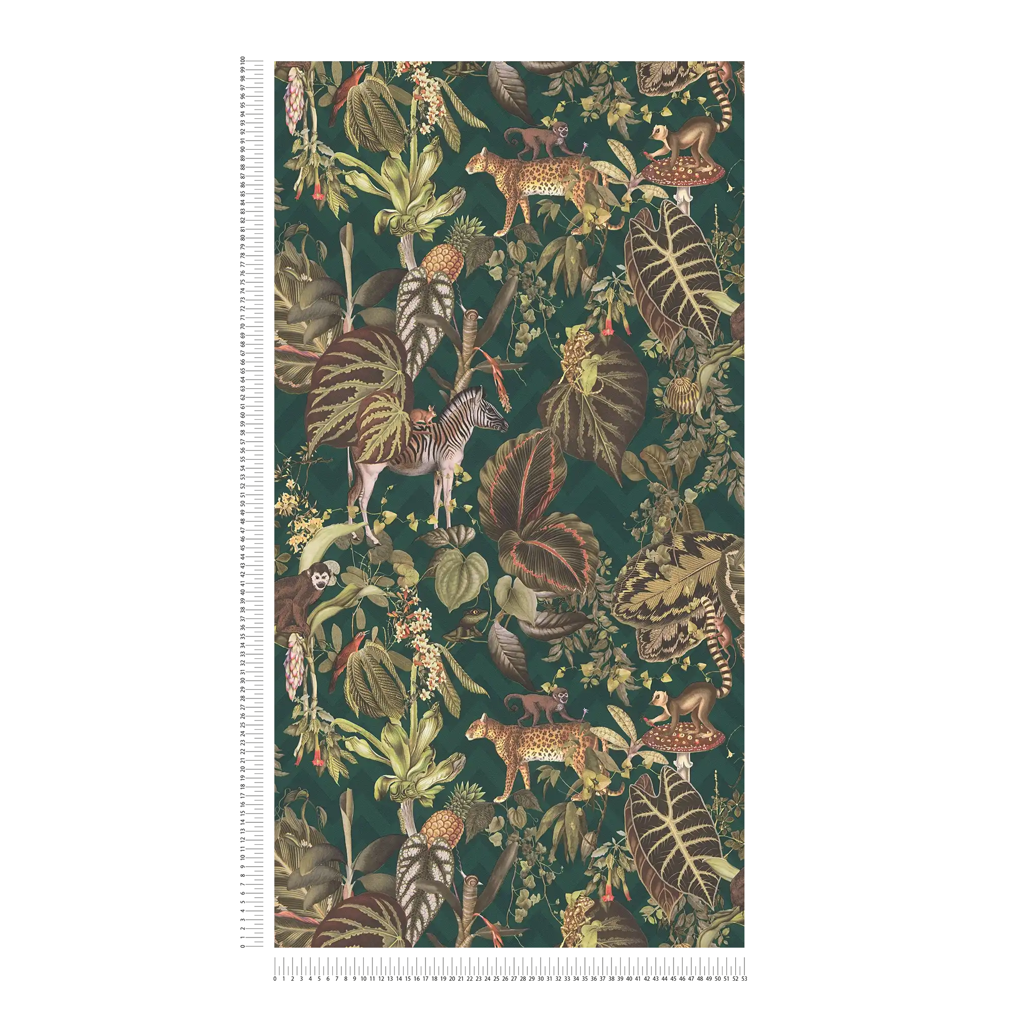             Designer Tapete MICHALSKY Dschungel Blätter & Tiere – Bunt, Grün
        