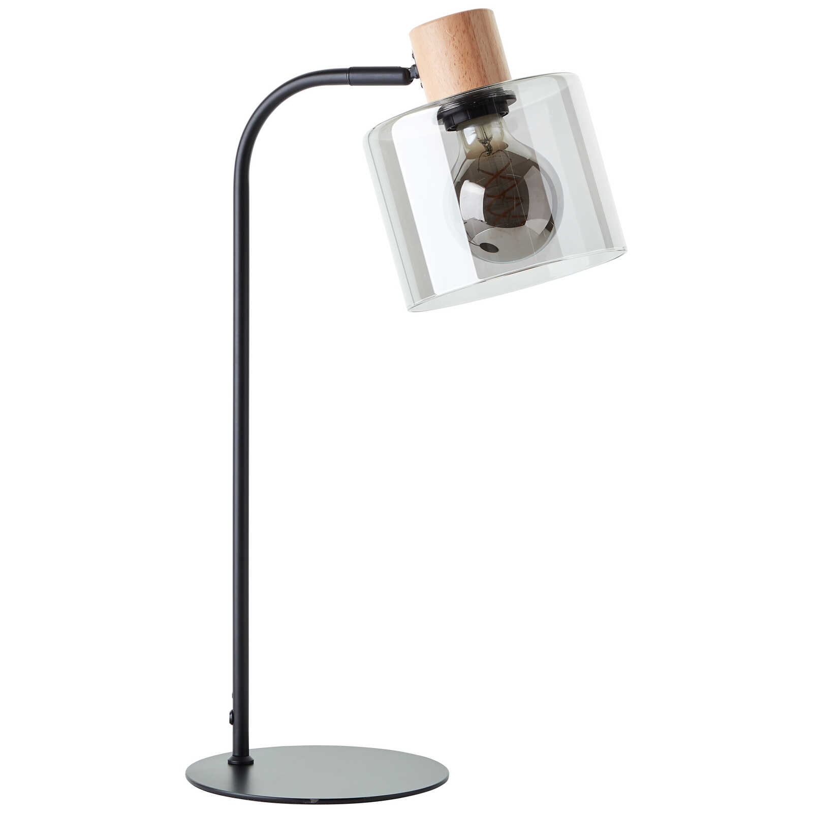             Glass table lamp - Tim 2 - Brown
        