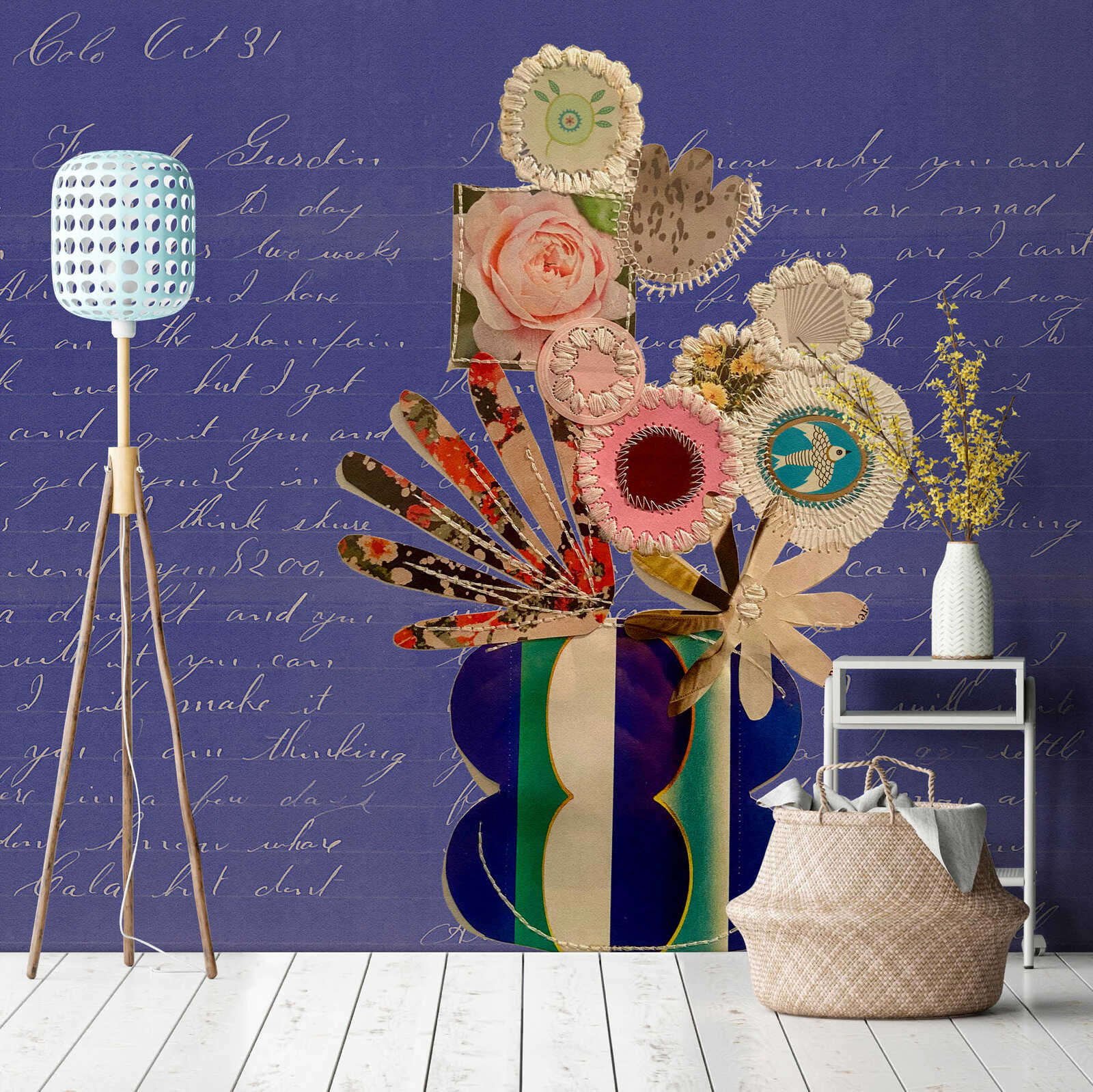 Lampe, Kunst, Kunsthandwerk, Rose, Handtasche