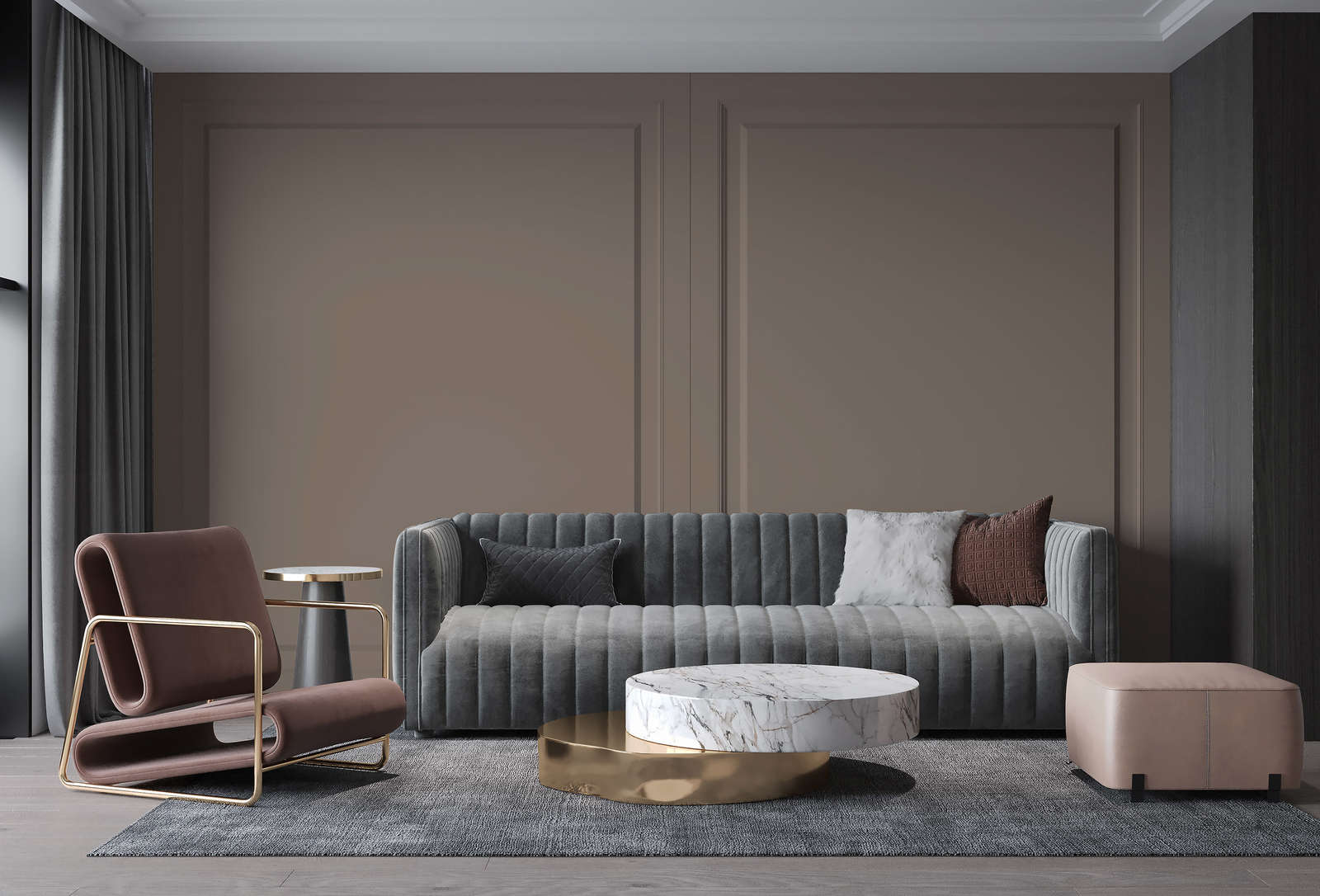             Premium Wandfarbe bodenständiges Taupe »Talented calm taupe« NW702 – 1 Liter
        