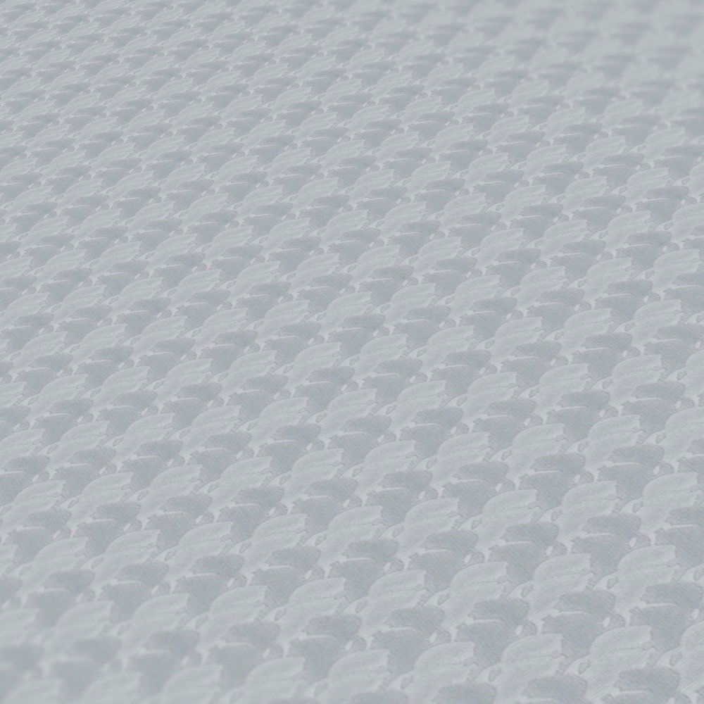             Wallpaper Karl LAGERFELD silver with profile motif - metallic
        