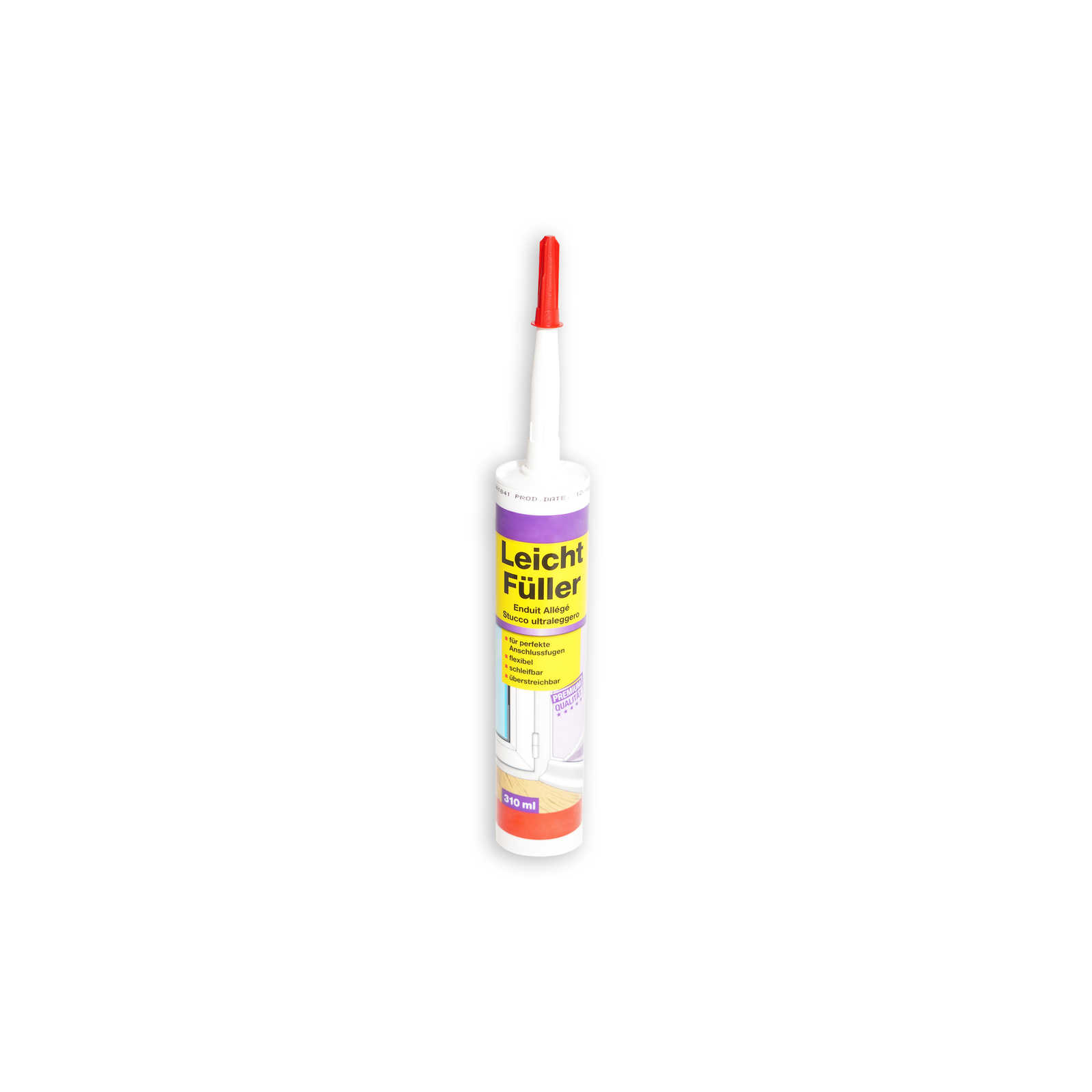         Light filler putty 310ml, spray cartridge
    