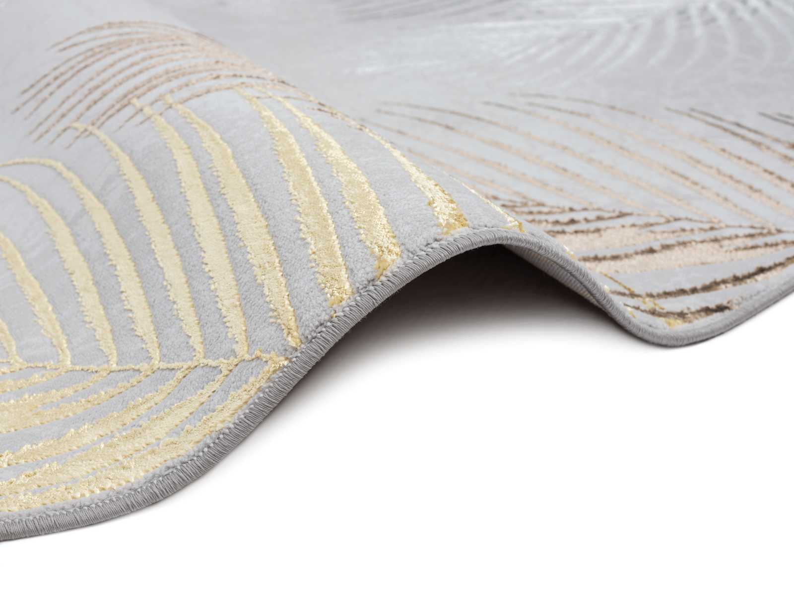             Kuschelweicher Hochflor Teppich in Grau – 150 x 80 cm
        