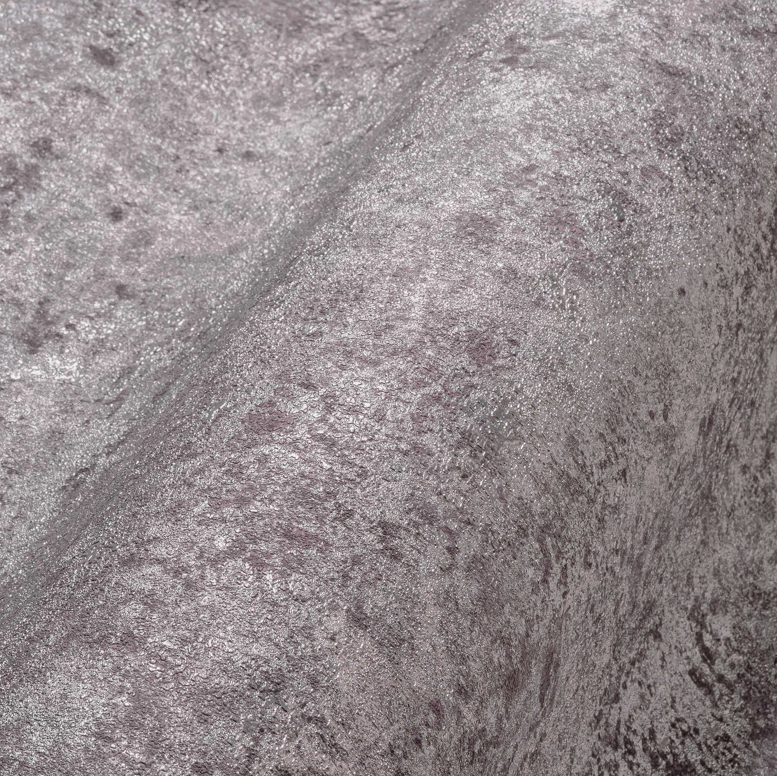             Vliestapete mit glänzenden Metalliceffekt – Grau, Silber, Braun
        