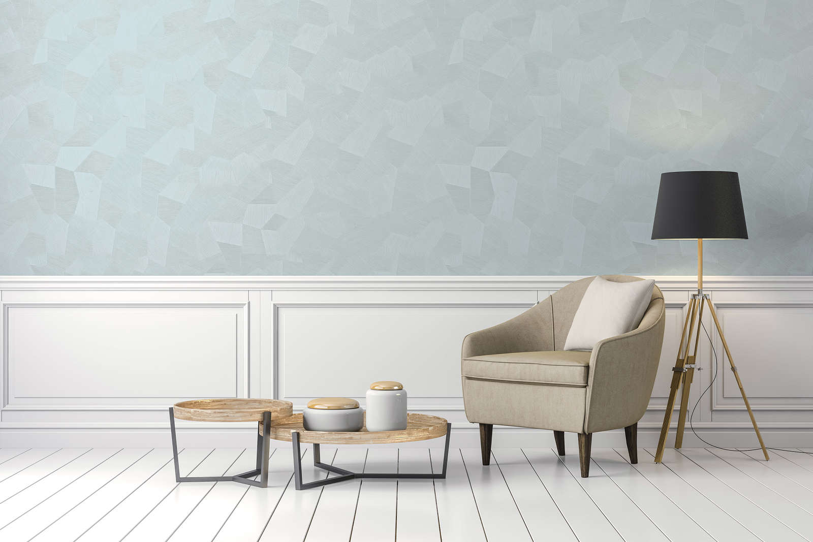             Premium Wandfarbe himmlisches Blaugrau »Blissful Blue« NW300 – 1 Liter
        