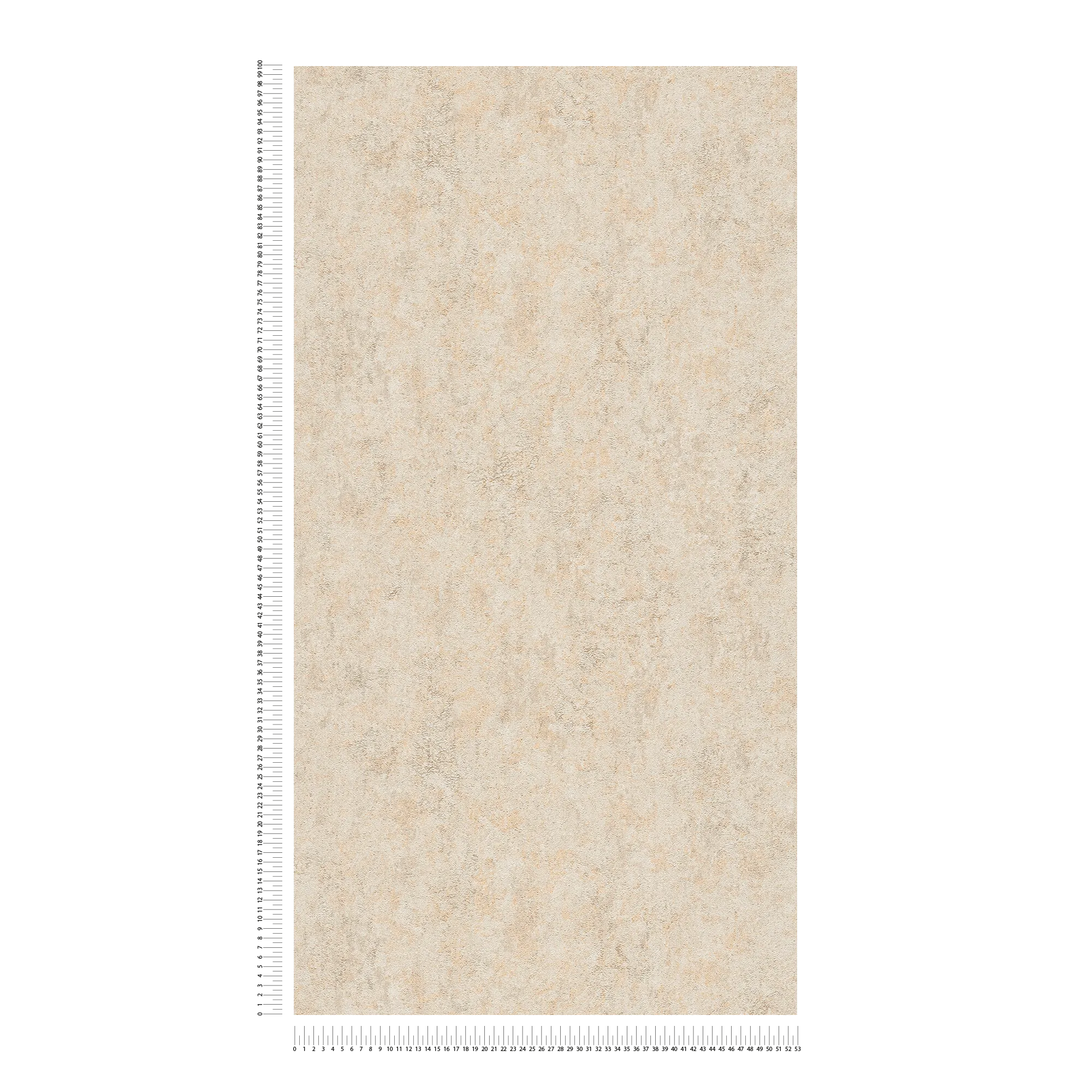 Feine Textur-Vliestapete mit zurückhaltender Strukturprägung leicht glänzend - Creme