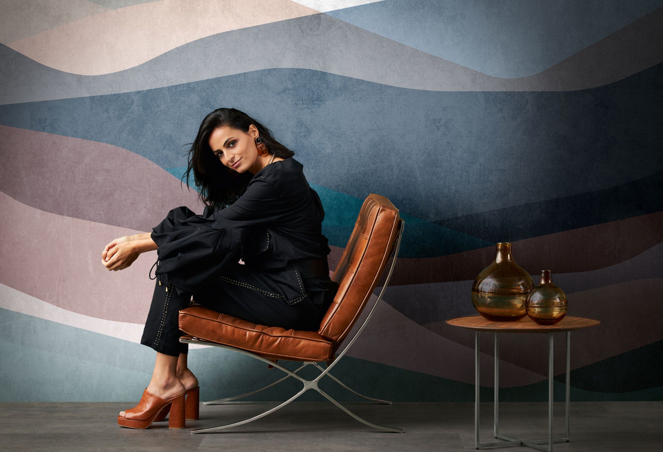 Moderne Berglandschaft Tapete