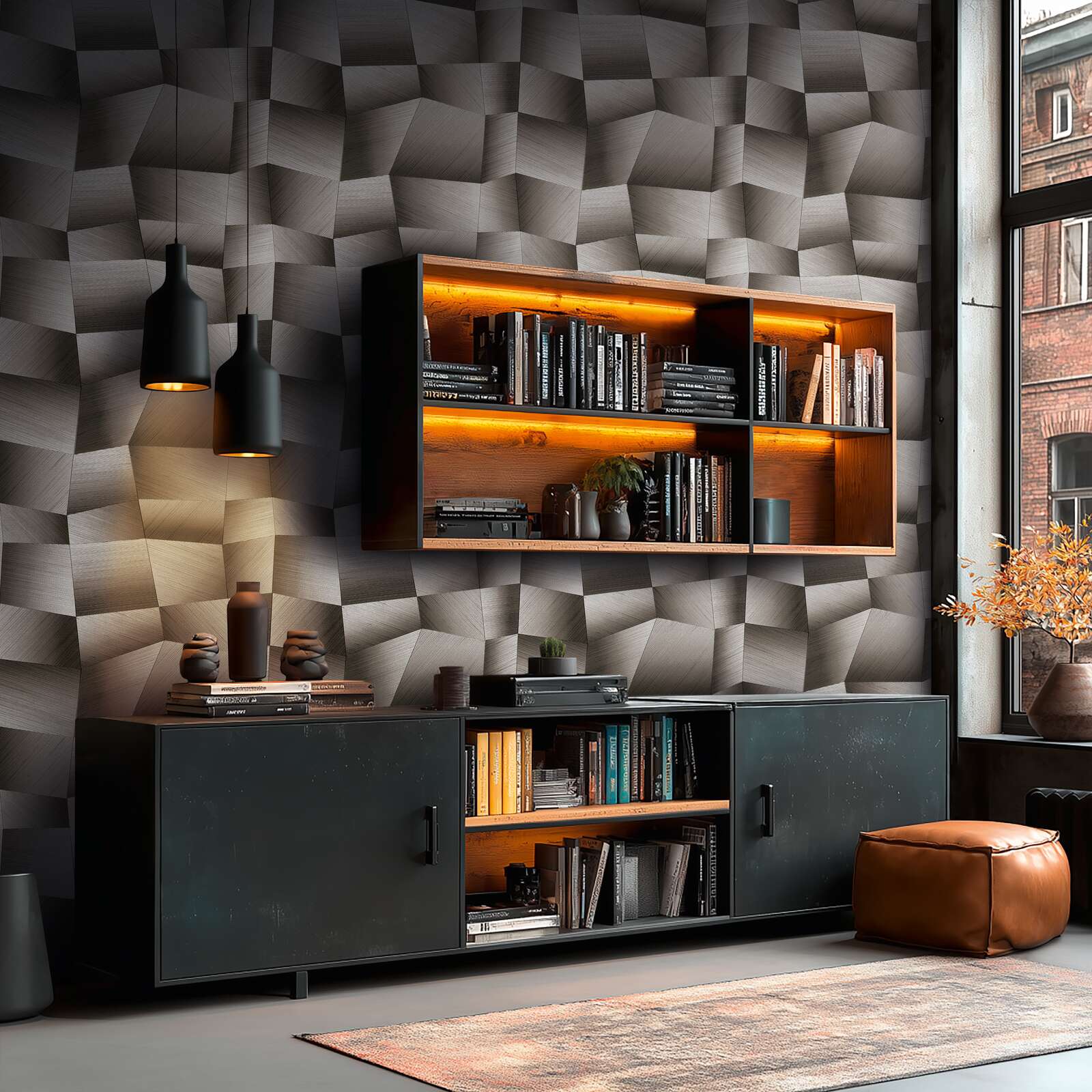 Moebel, Bücherschrank, Drinnen, Innenarchitektur