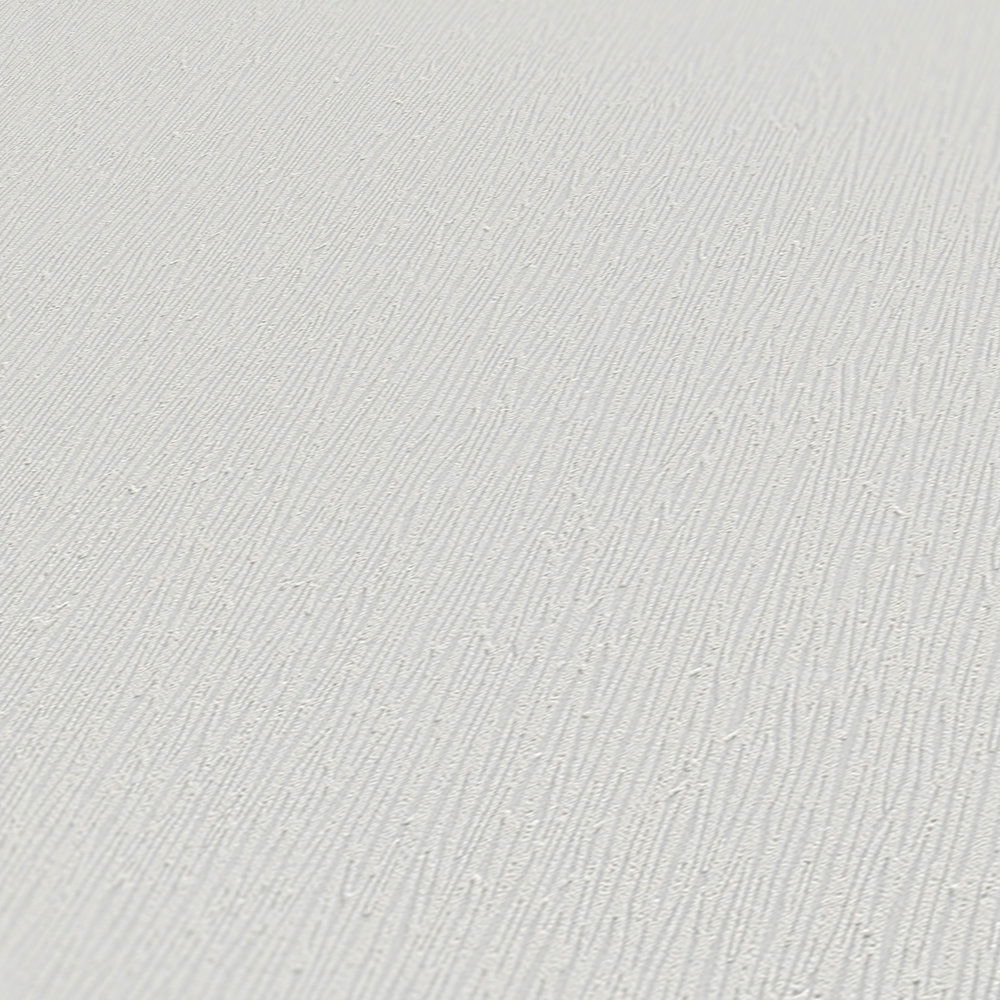             Hellgraue Vliestapete mit einfarbigem Strukturdesign – Grau
        