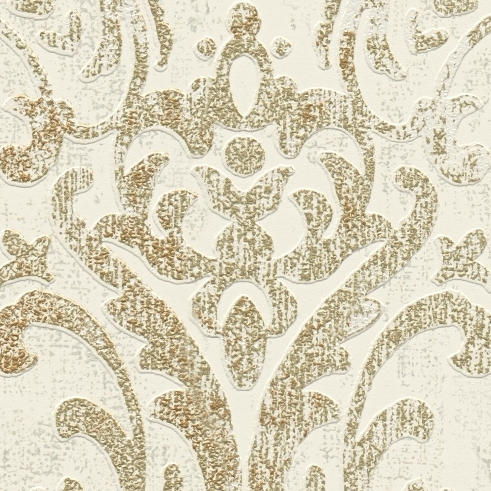 pattern, ornate, damask, textured, gold
