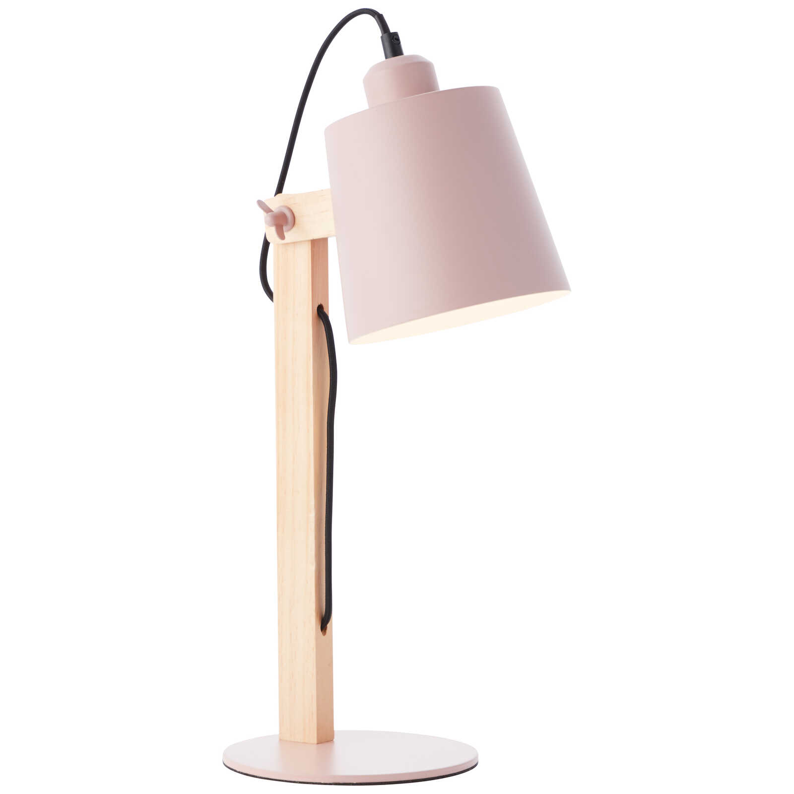 Tischleuchte aus Holz - Paul 2 – Rosa