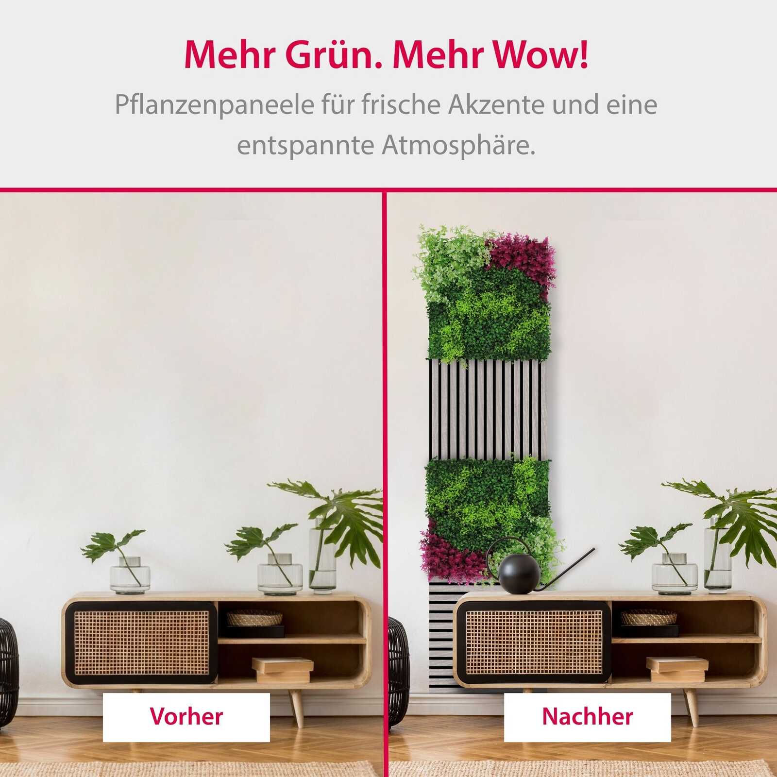 moebel, tv-boden, lowboard, zimmerpflanze, wandpaneel