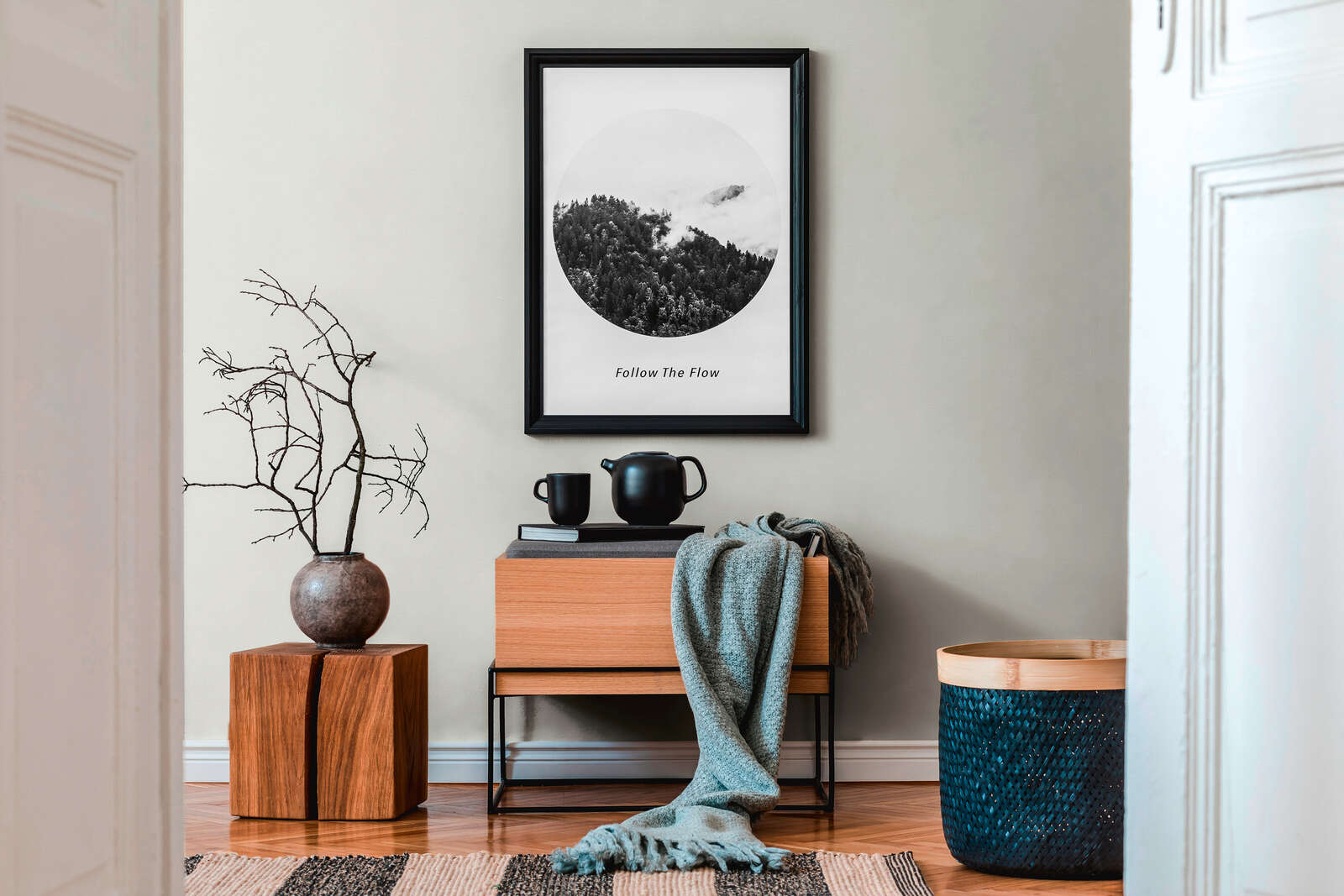 abstract-art, wandbild, schwarz-weiß, gerahmtes-bild, wohn-accessoire