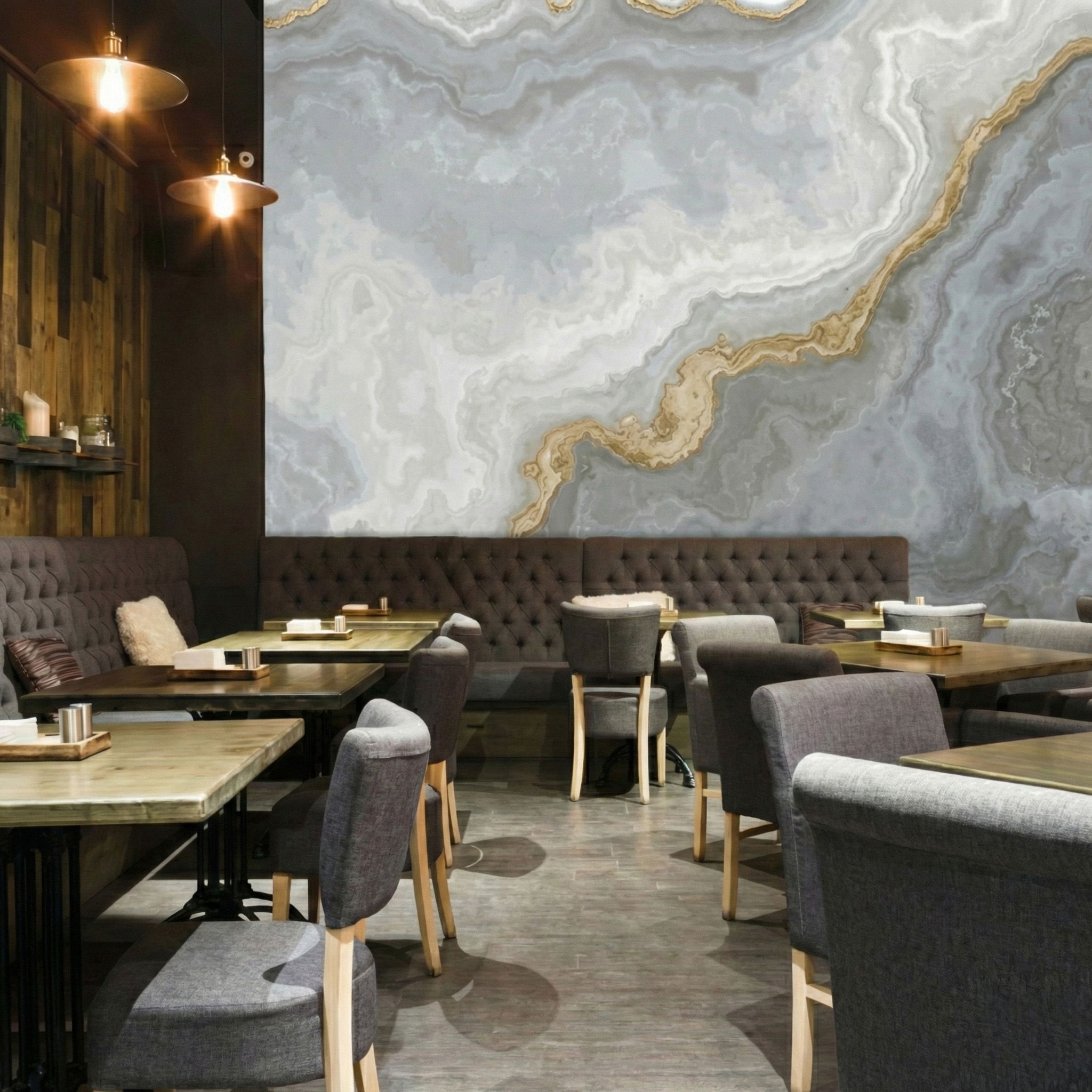 Drinnen, Restaurant, Café, Esstisch, Lounge