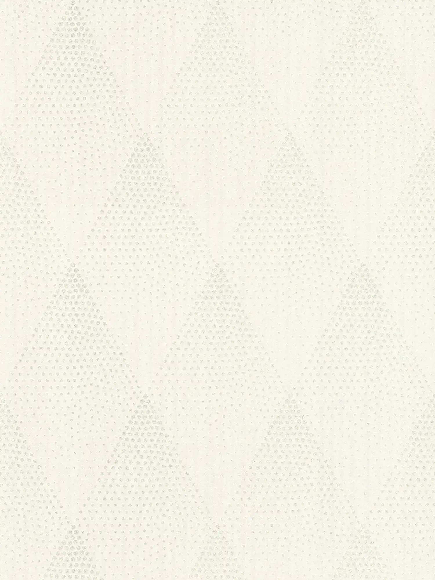         Dots wallpaper glitter effect in retro style - white, silver, grey
    