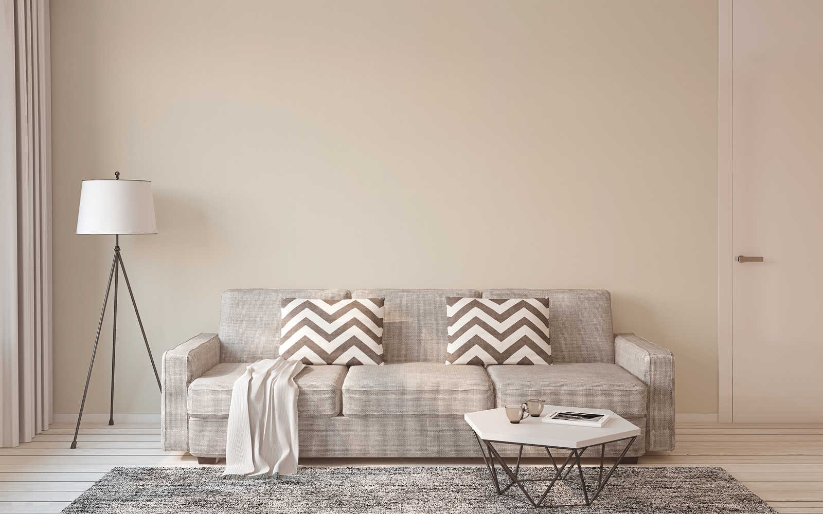 sofa, wohnzimmer, kissen, lampe, couchtisch