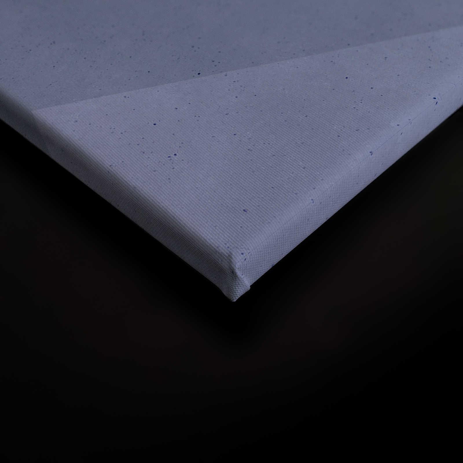 Leinwandbild 3D Optik geometrisch | blau, grün – 0,90 m x 0,60 m