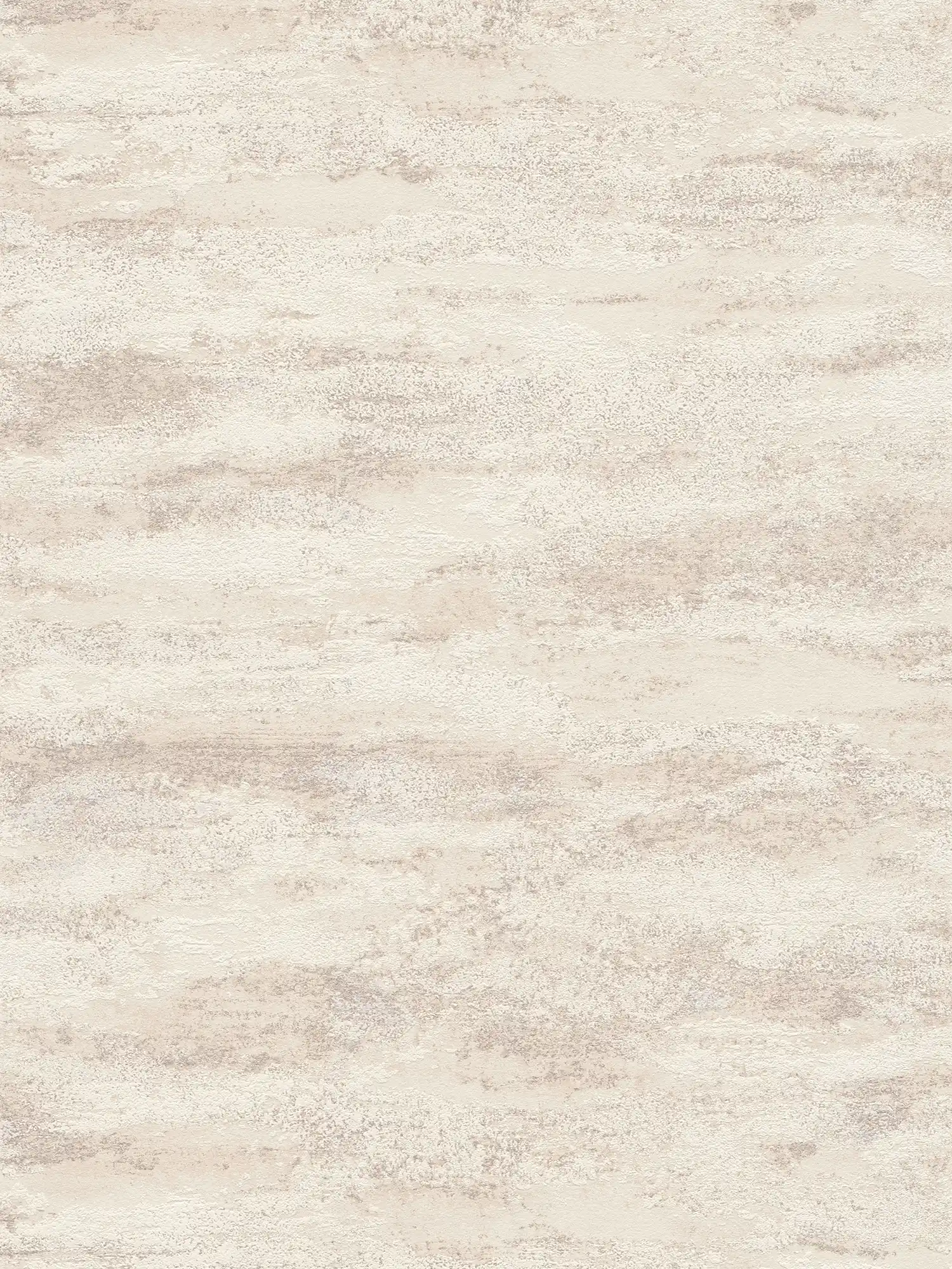         Mottled non-woven wallpaper with wave pattern & light glitter - cream
    