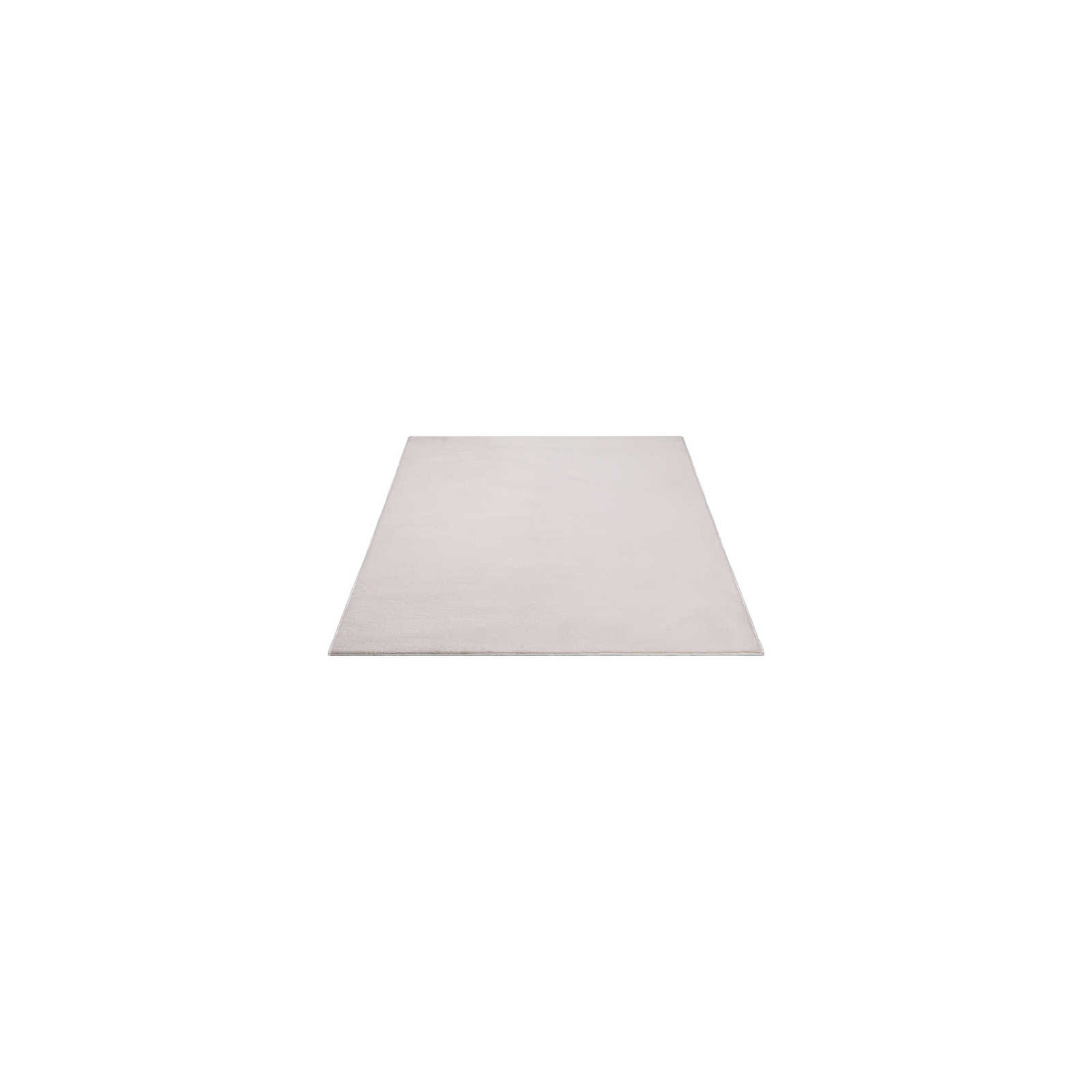         Einfarbiger Hochflor Teppich in sanften Beige – 140 x 70 cm
    