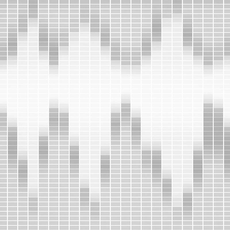         Modern Style Wandgestaltung – Vliestapete mit Schallwellen Muster – Grau, Weiß
    