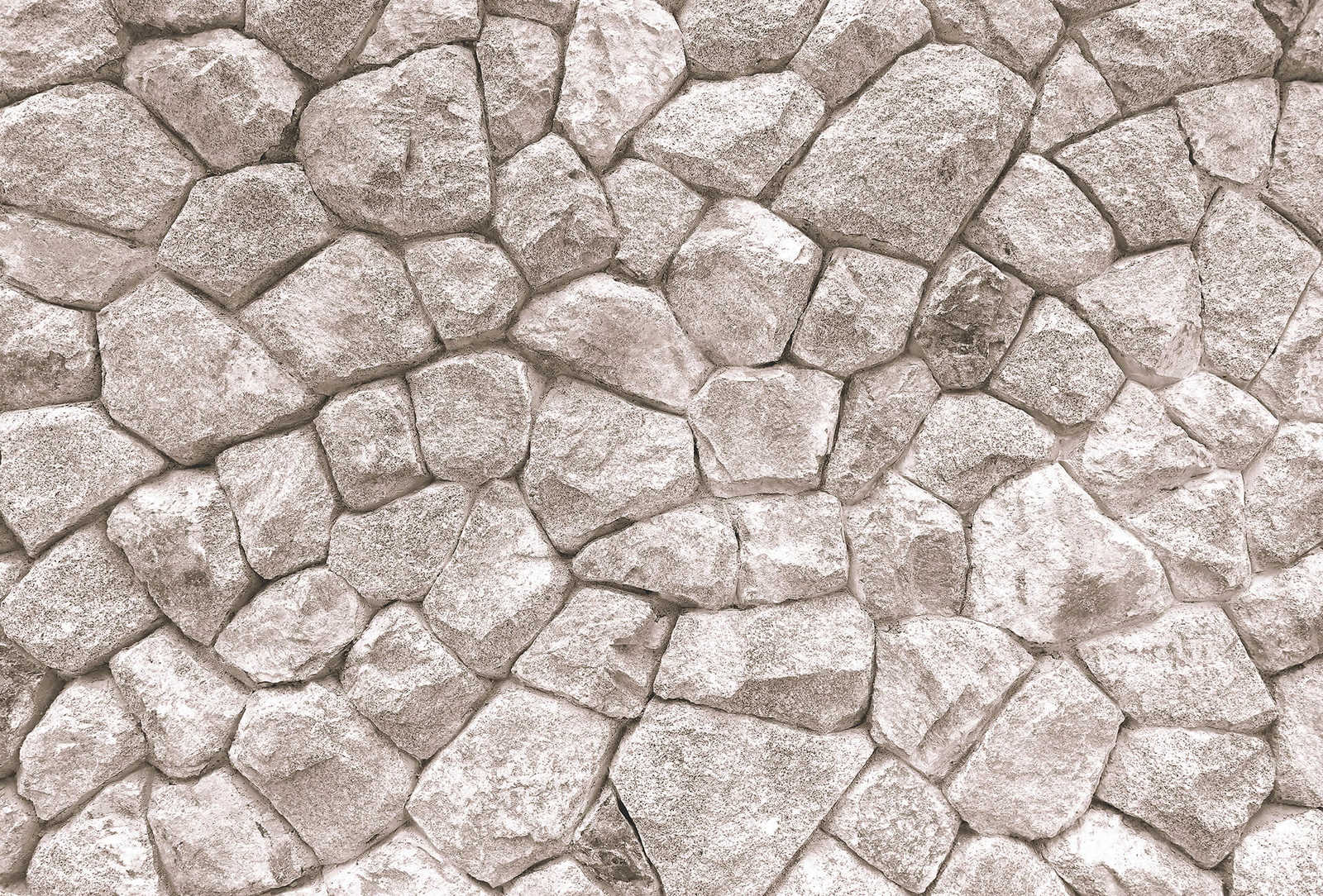         Fototapete Steinwand 3D Optik – Grau, Weiß
    