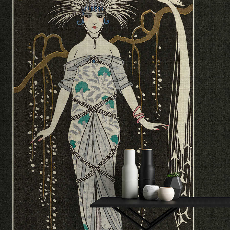 Person, Kunst, Malerei, Kleid, Gesicht