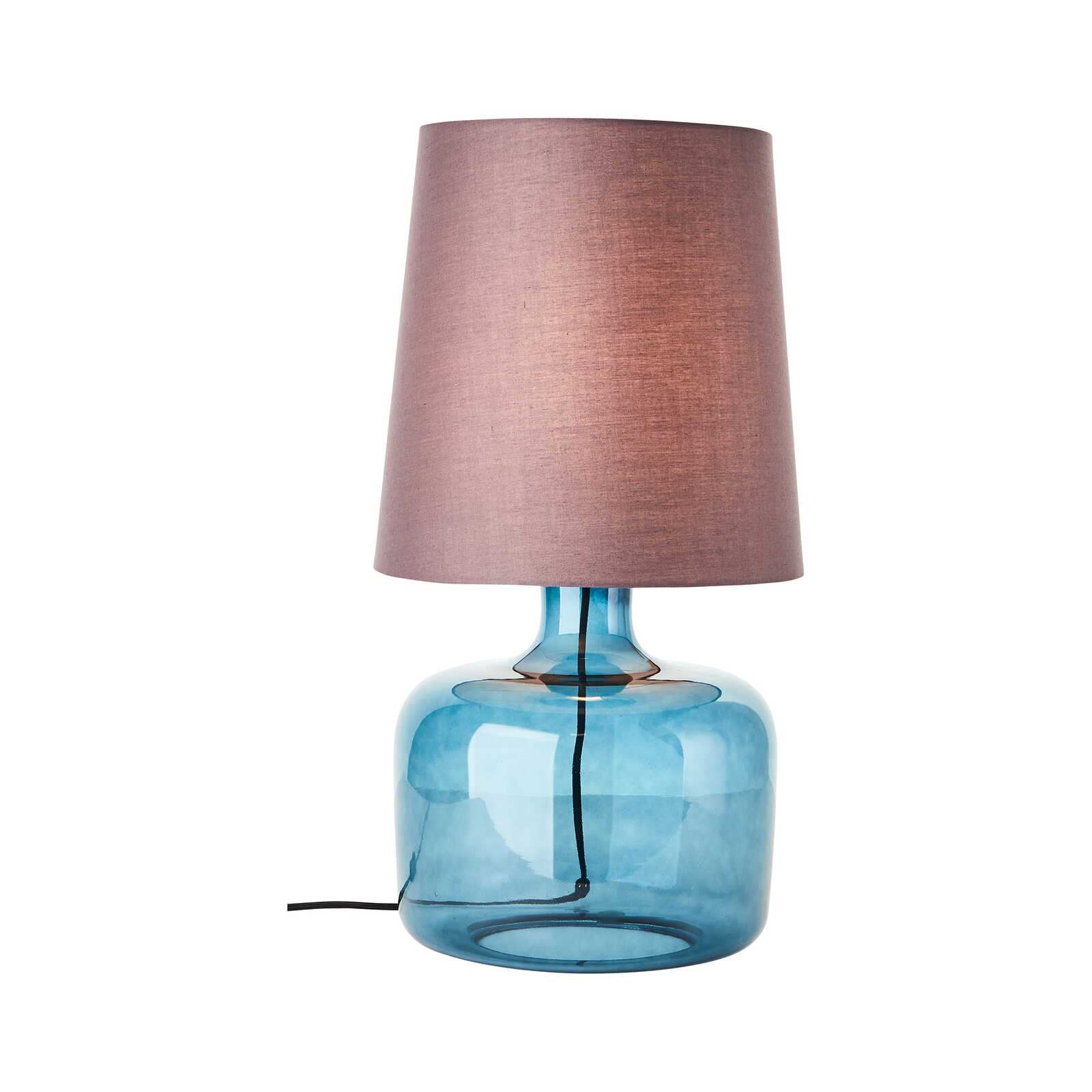 Textile table lamp - Jana 3 - Blue