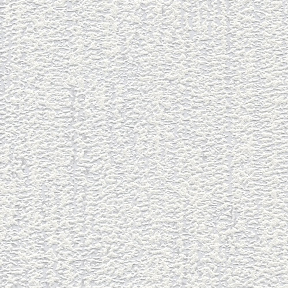             Einfarbige Tapete mit Gewebe Struktur – Weiß, Hellgrau
        
