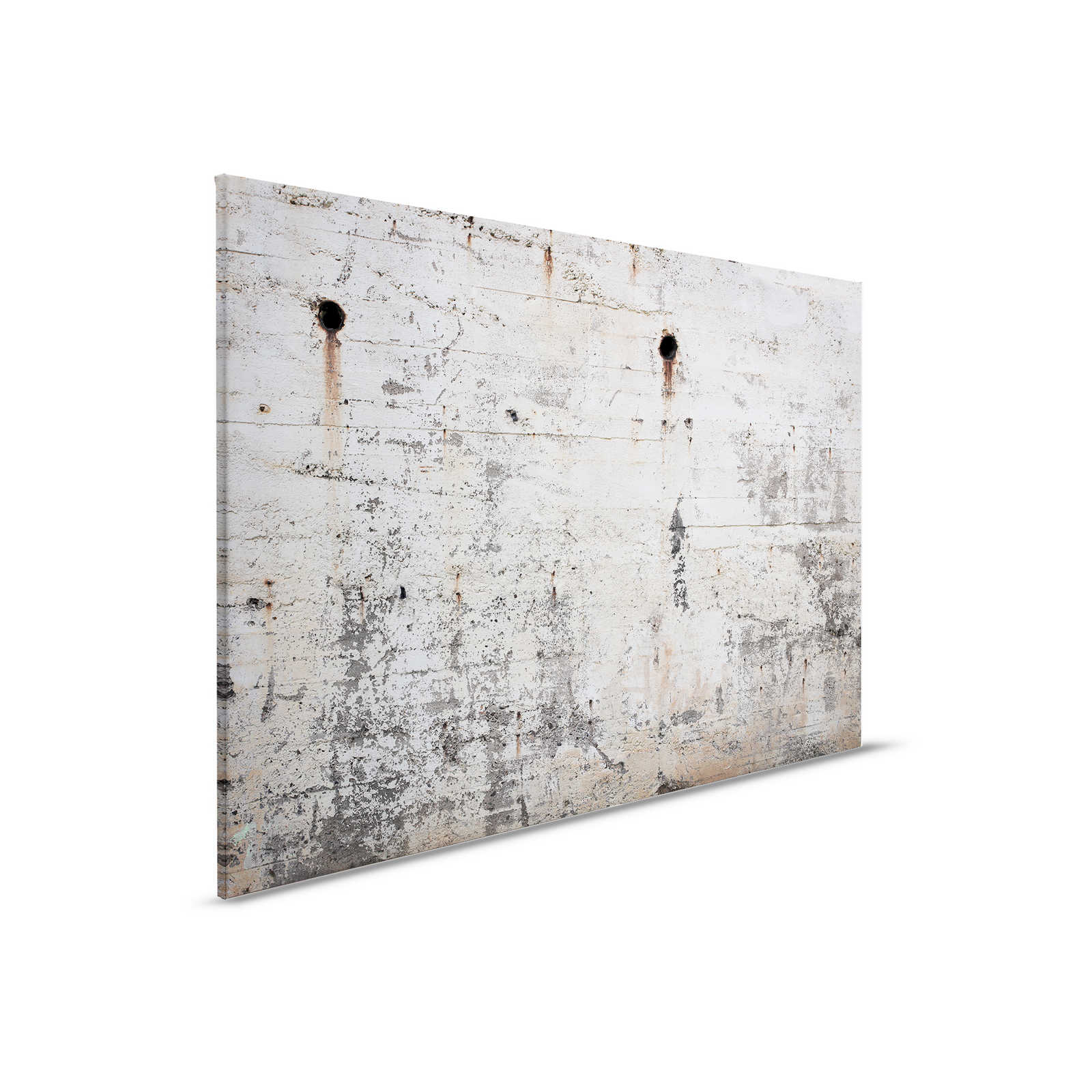         Leinwandbild Industrial Look Beton mit Used Optik – 0,90 m x 0,60 m
    