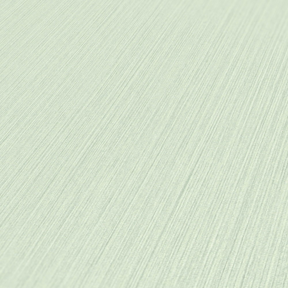             Einfarbige Tapete Hellgrün mit meliertem Textileffekt von MICHALSKY
        