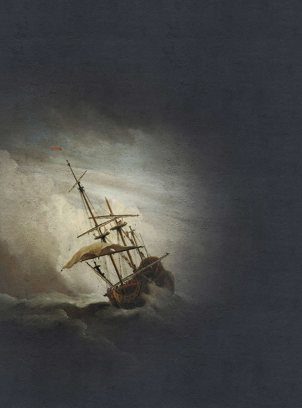 Kunst, Malerei, Boot, Segelboot, Kreuzer