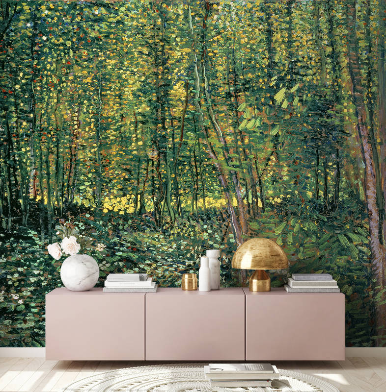 forest, Wald, Grünpflanzen, Schrank, Dekoration