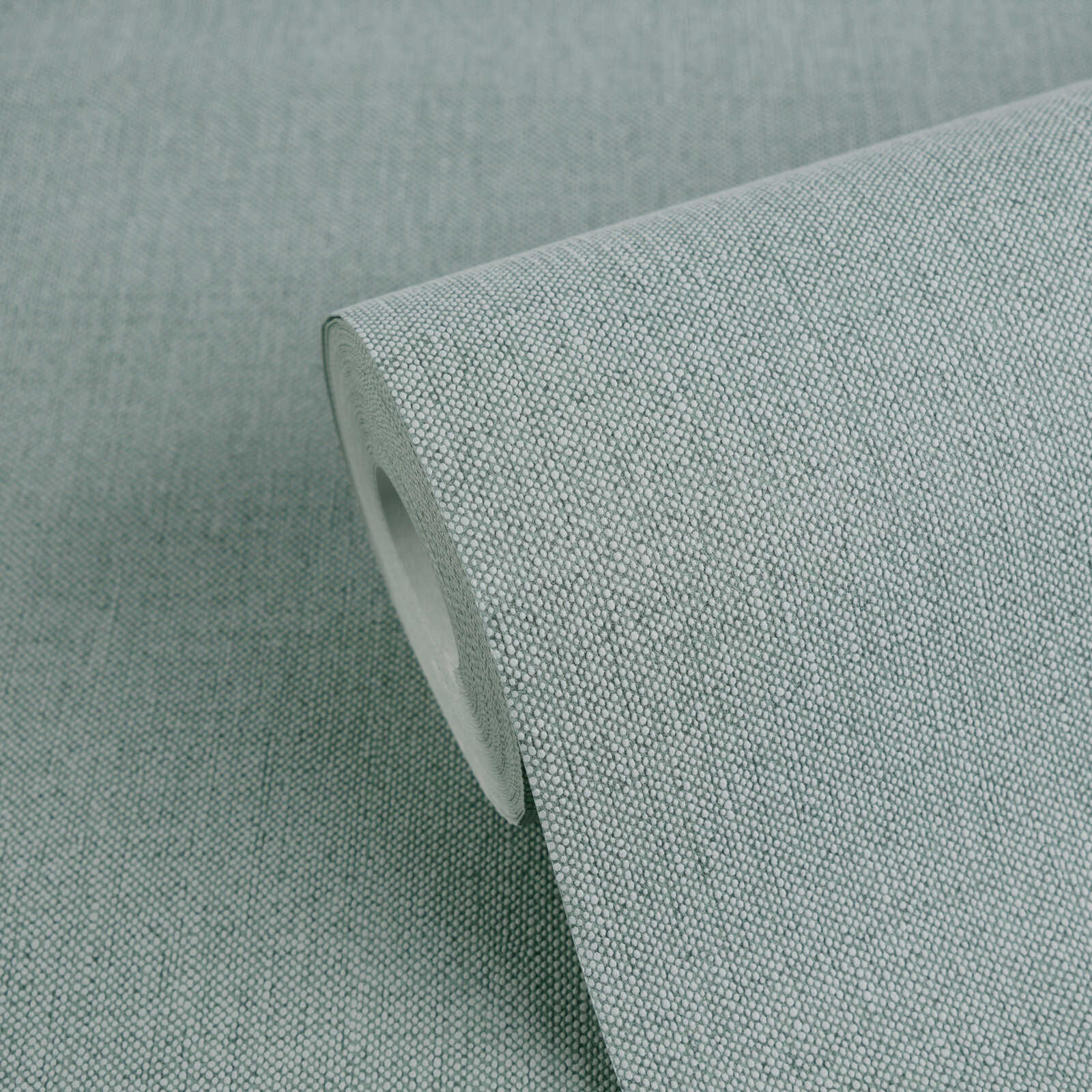 Uni Vliestapete mit sanfter Struktur und mattem Finish – Grün, Dunkelgrün, Schwarz