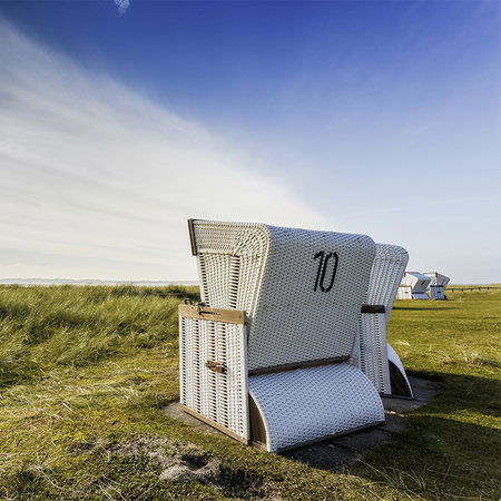         Fototapete Strandkörbe in den Dünen
    