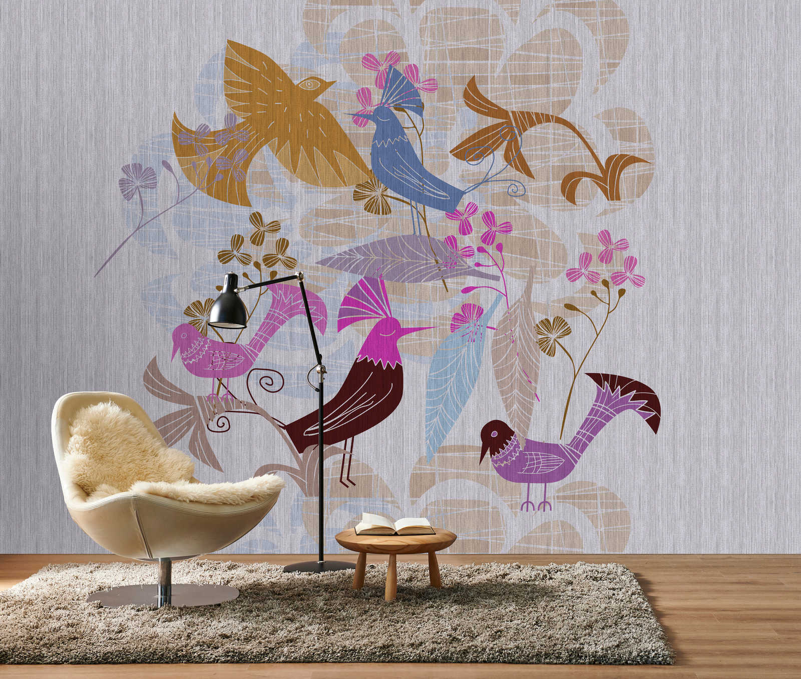 Dekoration für Zuhause, Teppich, Mauer, Stuhl, Blume