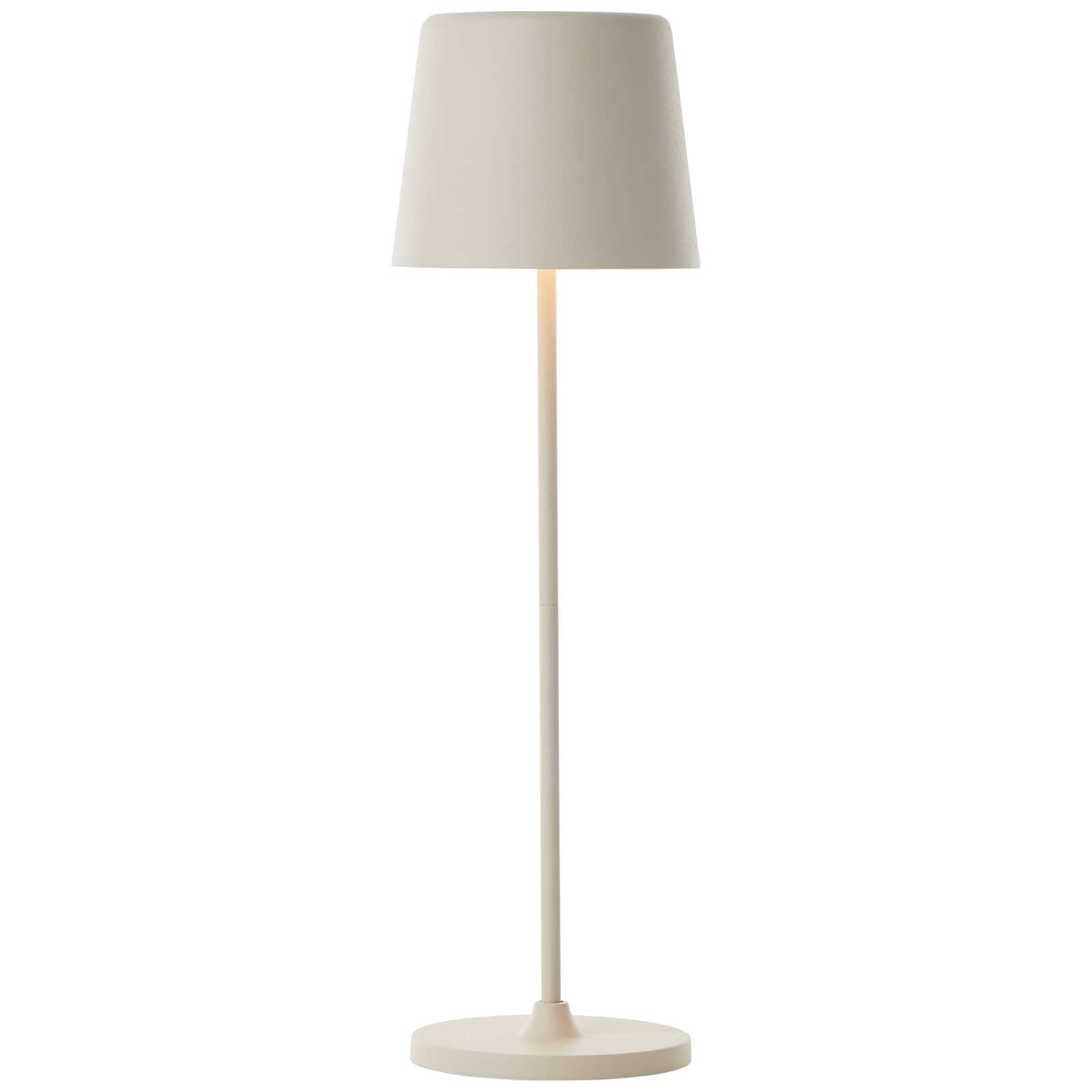             Schlichte Tischleuchte - Zeitloses Design für gemütliche Beleuchtung 10cm Durchm. x 37cm Höhe – Beige
        