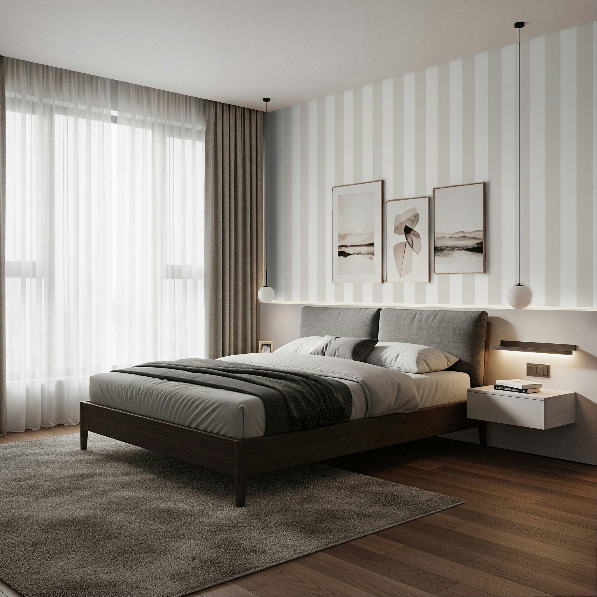 Drinnen, Innenarchitektur, Inneneinrichtung, Teppich, Bett