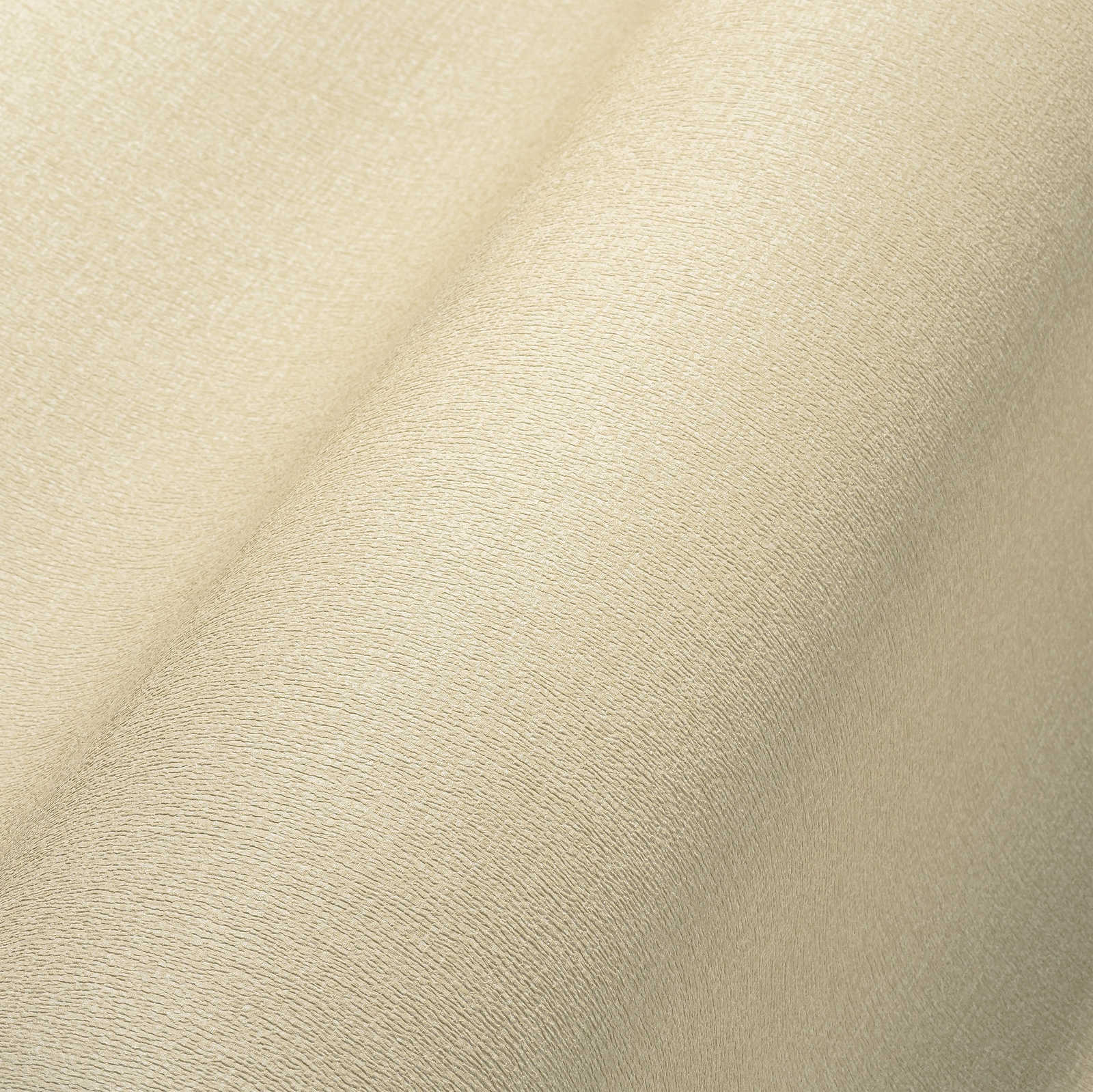 Leicht strukturierte Unitapete in warmen Farbton – Beige