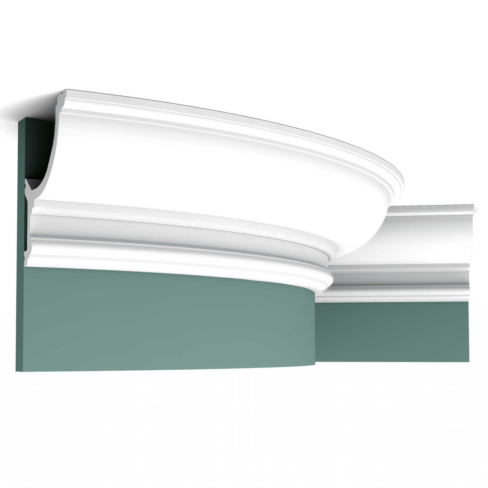         Klassische Zierleiste für indirekte Beleuchtung Wien – C901F
    