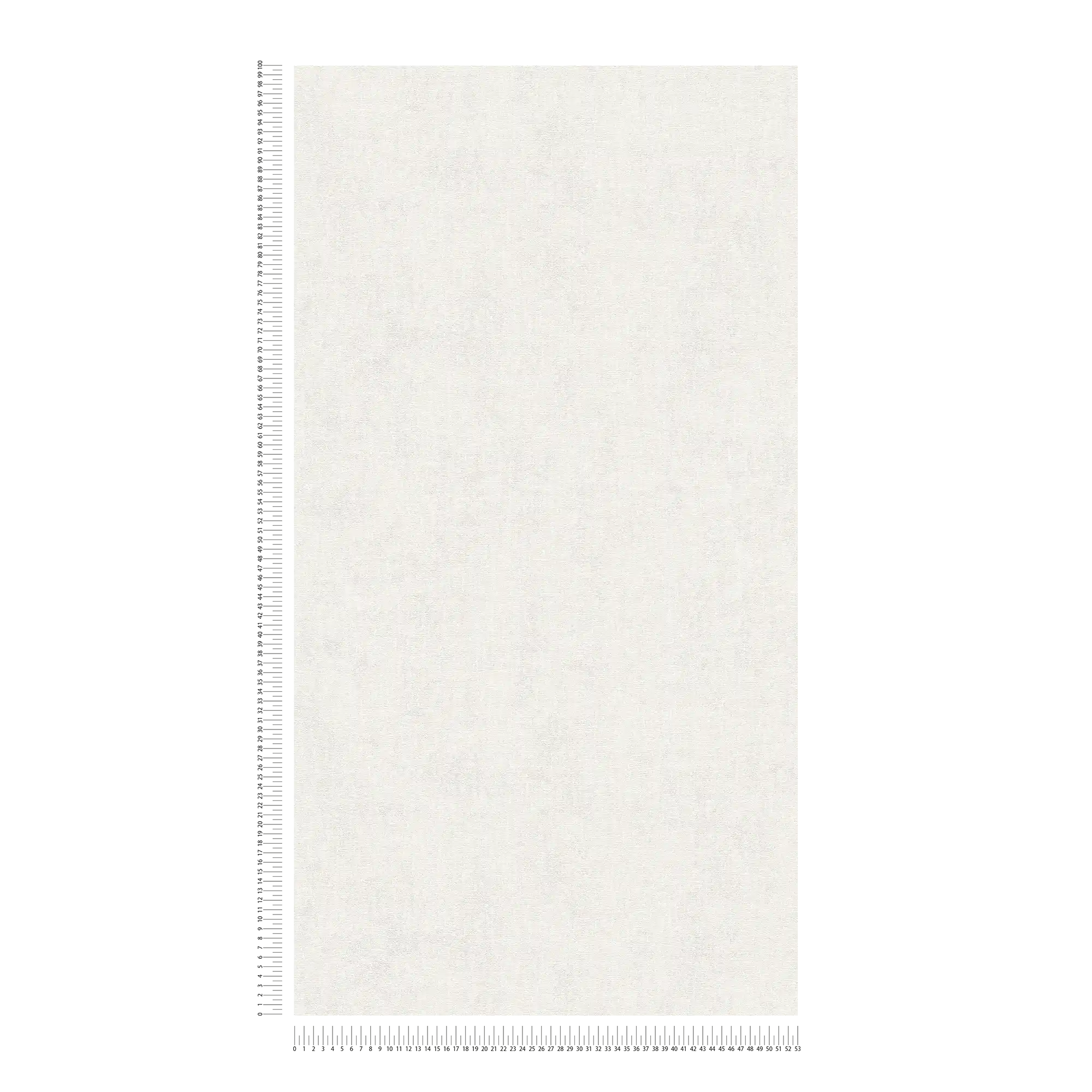 Unitapete meliert mit Textil-Optik – Creme