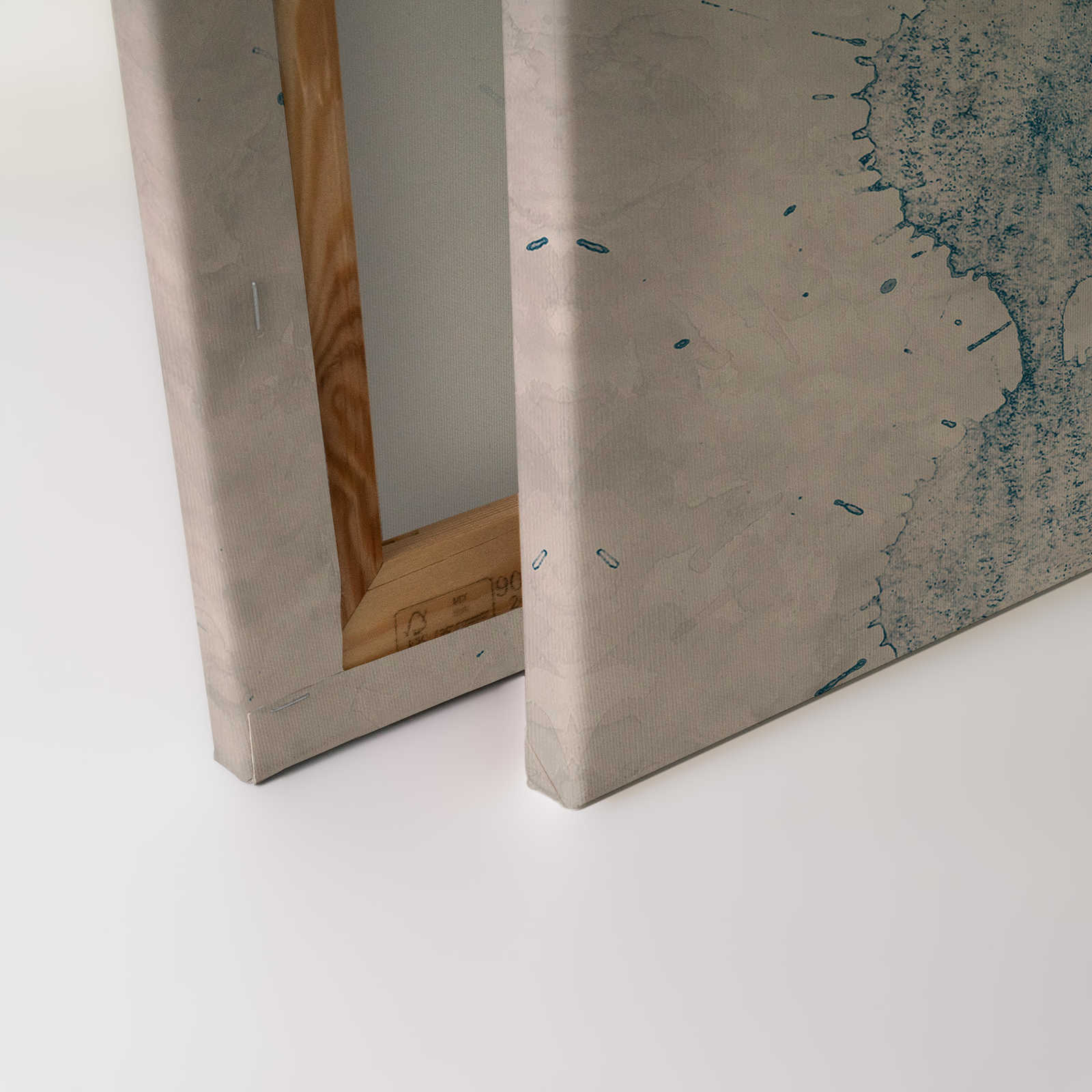             modernes Leinwandbild Goldfisch Teich – 0,90 m x 0,60 m
        