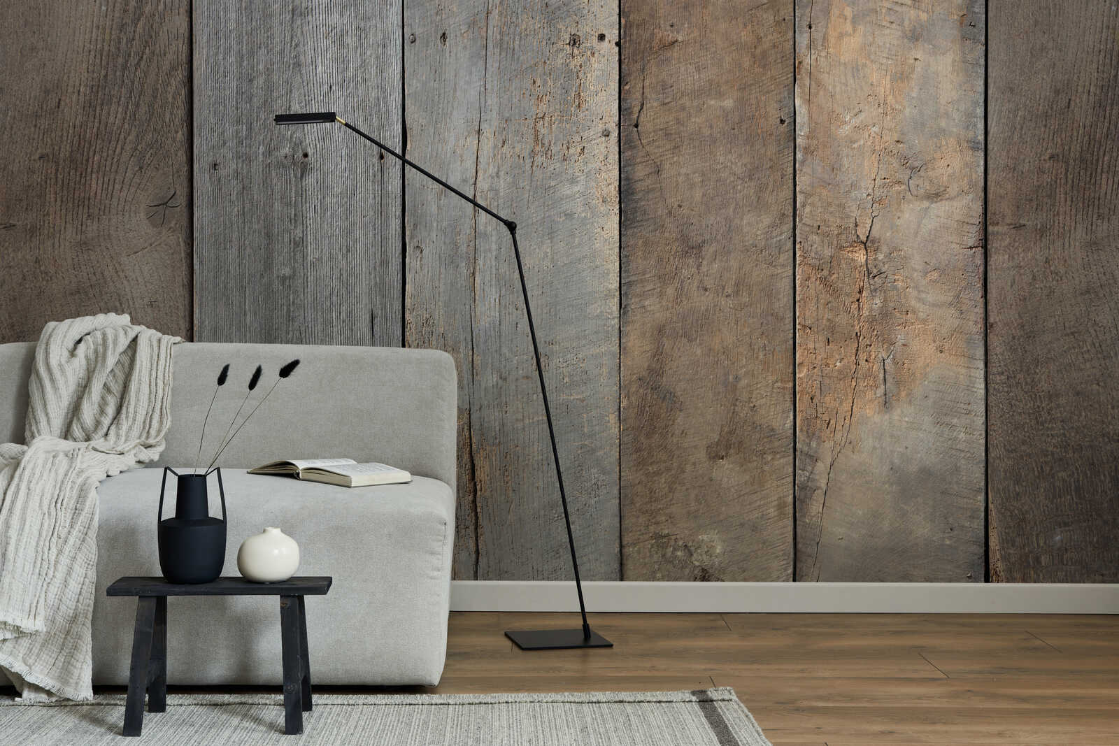 sofa, lampe, bodenlampe, seitentisch, dekorvase