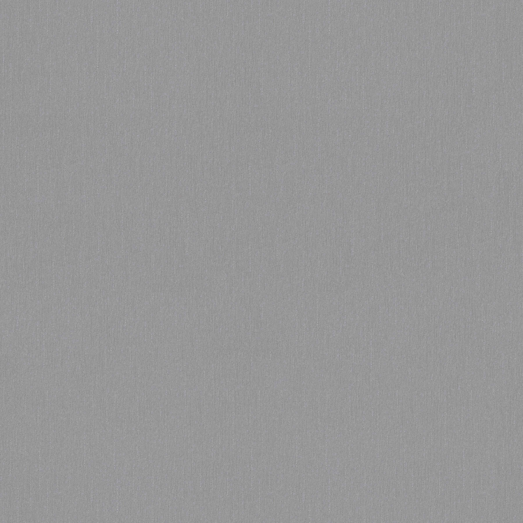 Silberne Unitapete mit feinen Glitzerfäden – Silber, Grau