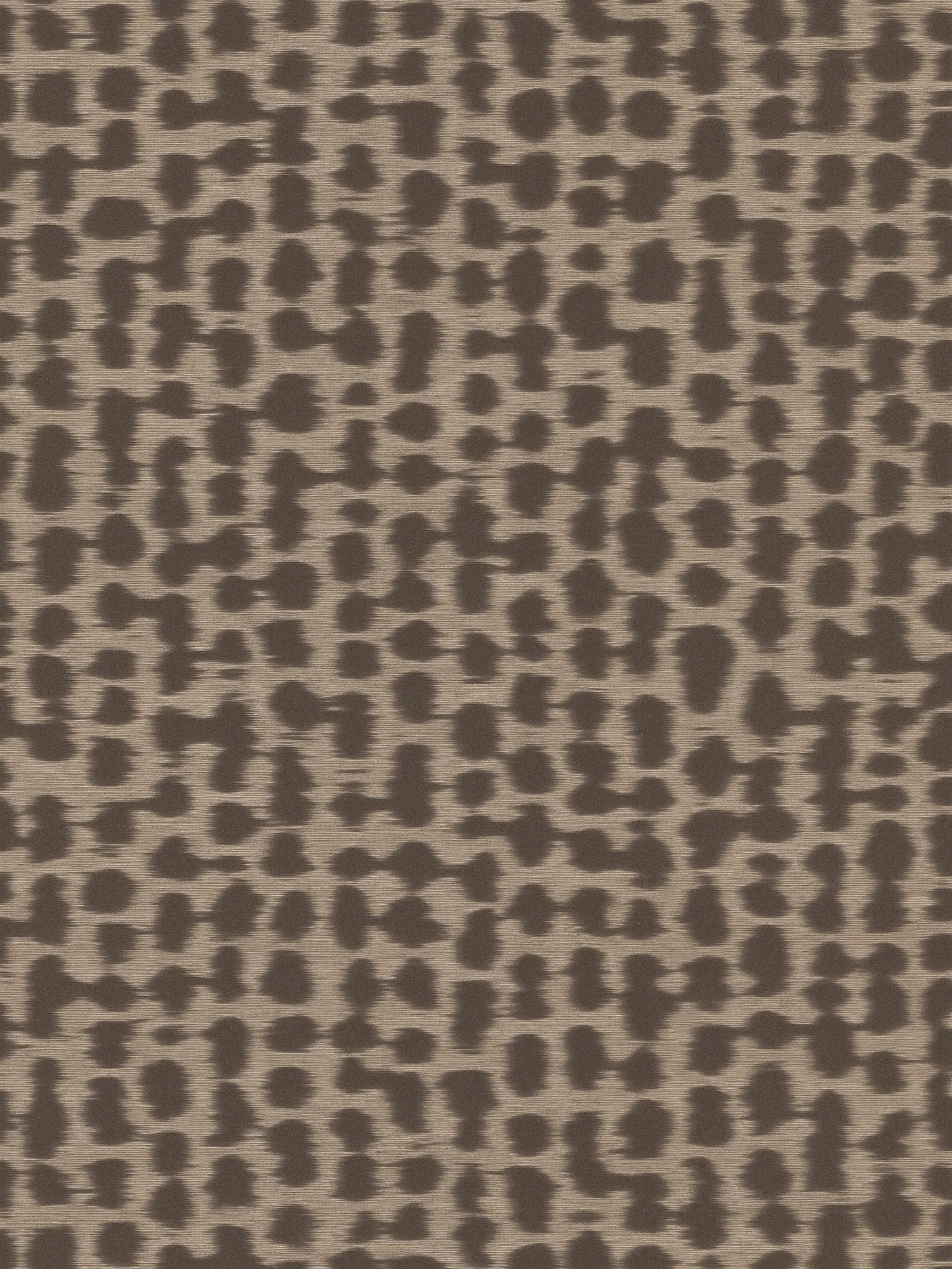 Künstlerisches Waldmotiv als Vliestapete mit dezentem Metallic-Effekt und Struktur - Beige, Braun