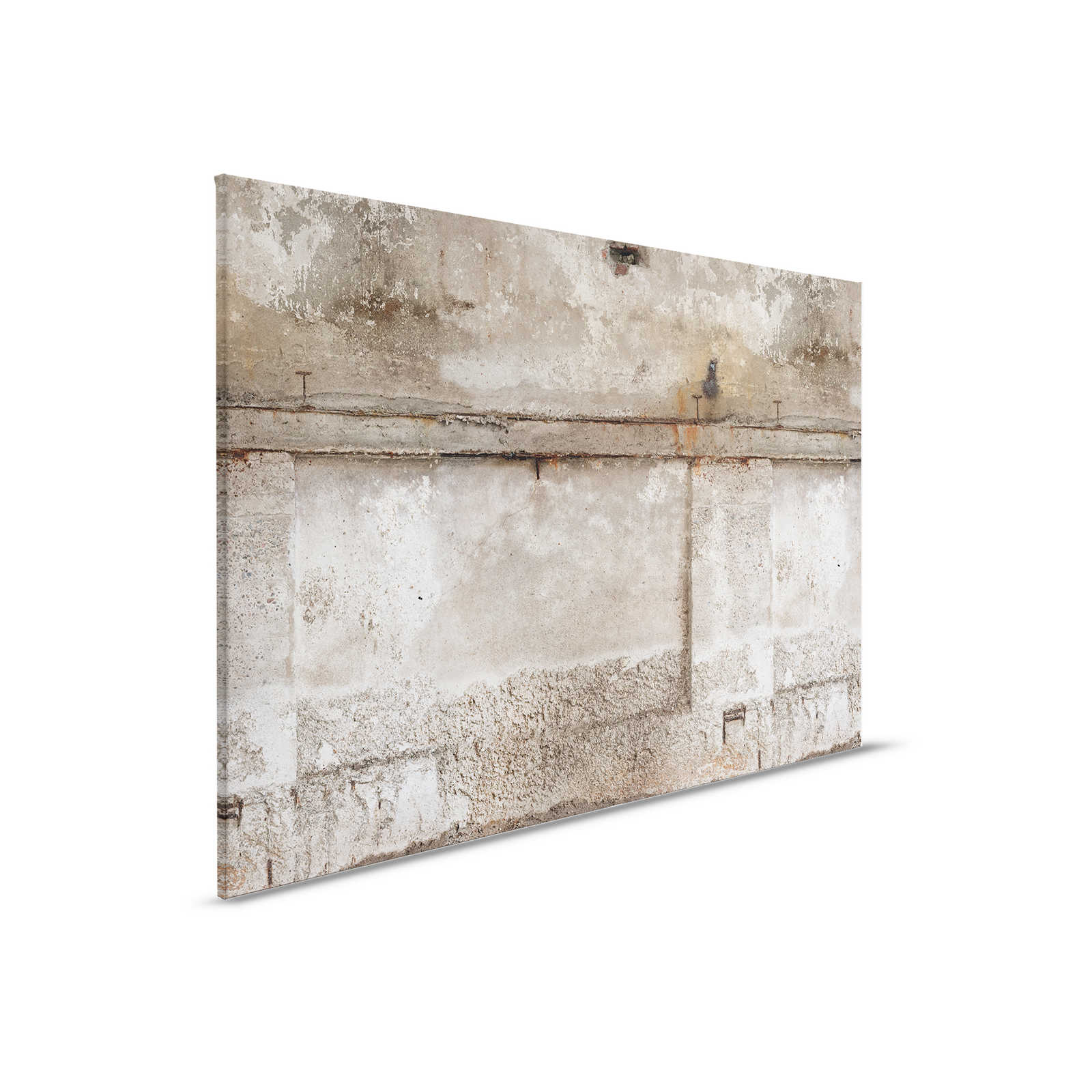         Beton Leinwandbild im Industrial Stil – 0,90 m x 0,60 m
    