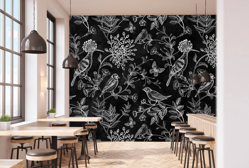             Fototapete Natur Design in Schwarz-Weiß – Walls by Patel
        