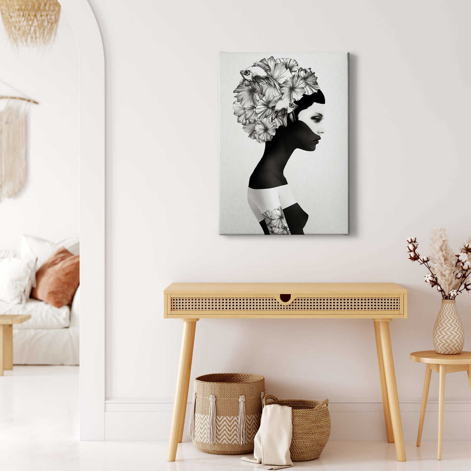             Leinwandbild Frauen-Profil 'Marianna' – 0,50 m x 0,70 m
        